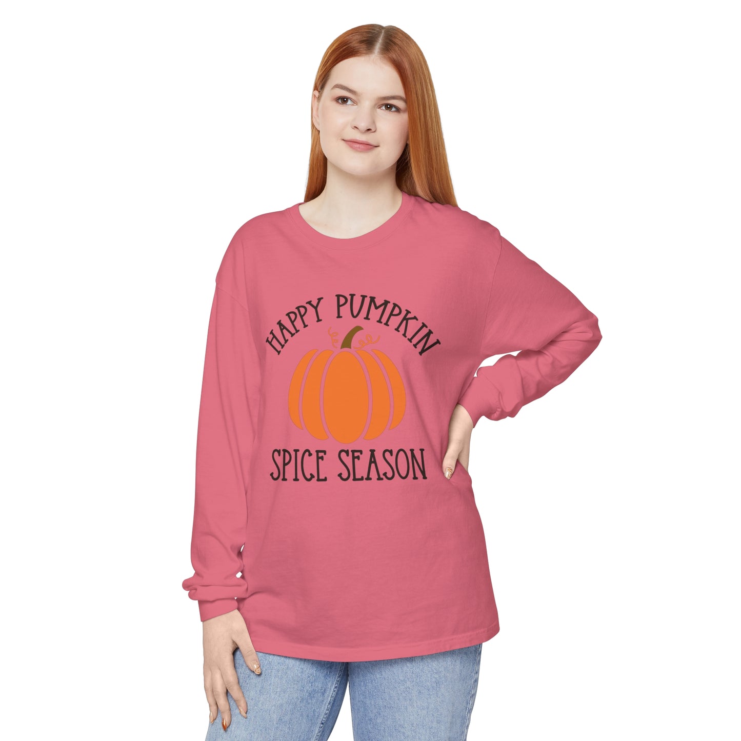Happy Pumpkin Spice Season Long Sleeve T-Shirt