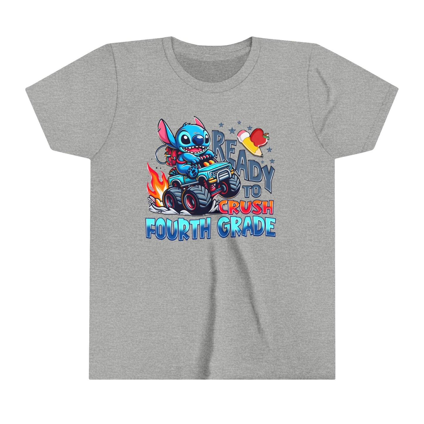 Ready to Crush Fourth Grade Youth Short Sleeve Tee