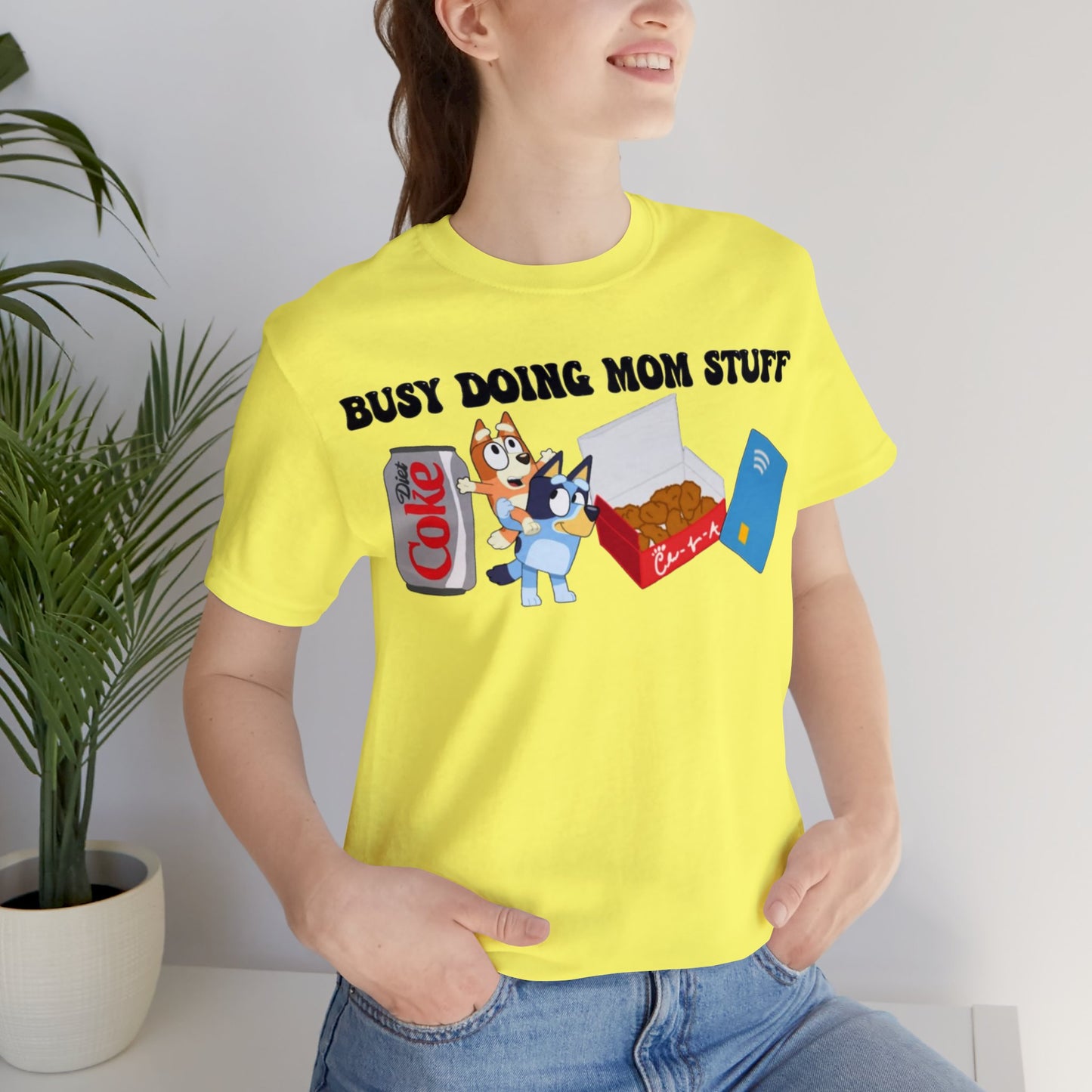 Busy Doing Mom Stuff Short Sleeve Tshirt