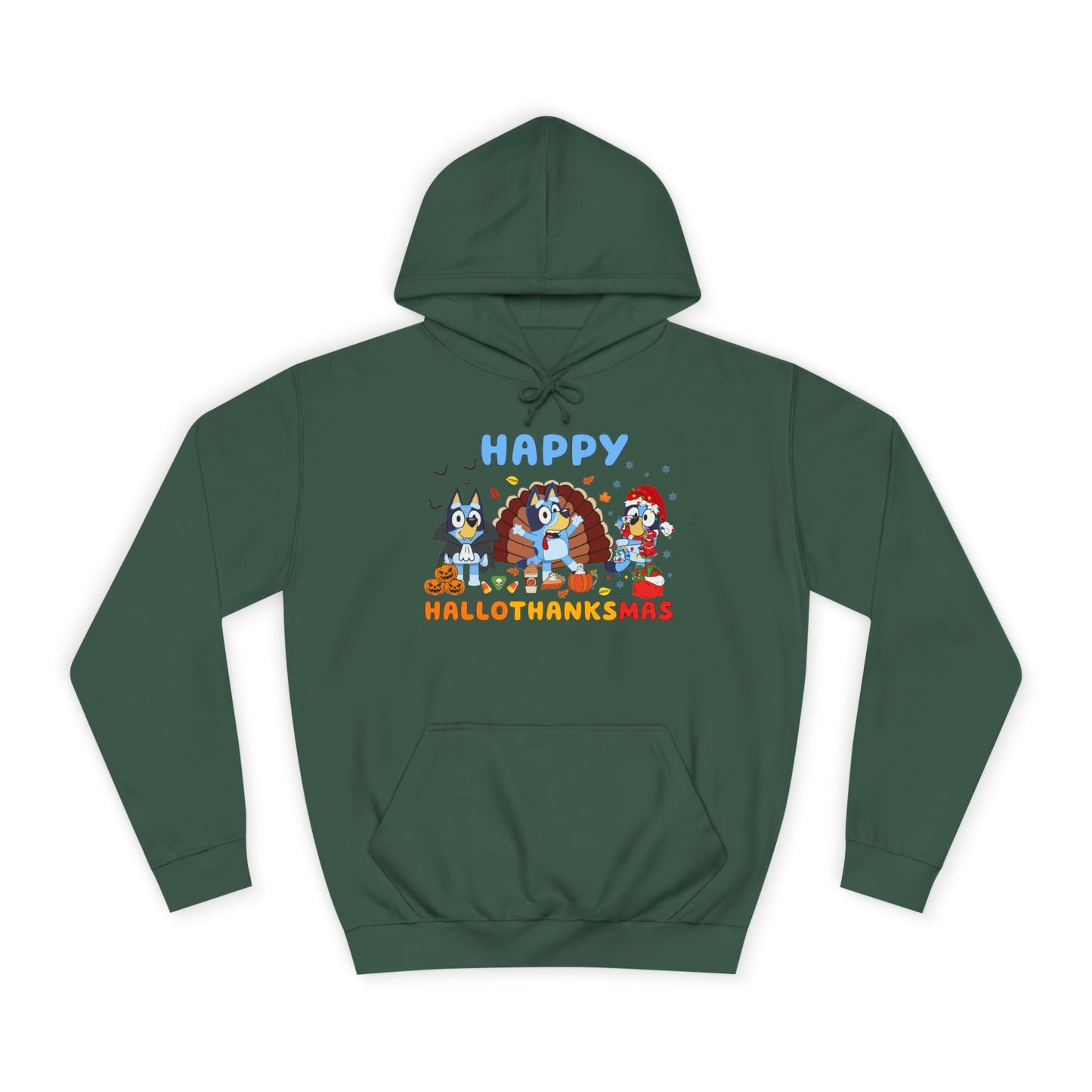 Happy Hallothanksmas College Hoodie