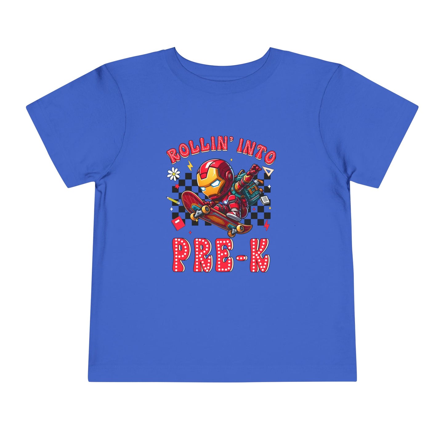 IRON MAN - Rollin' Into Pre-K Toddler Short Sleeve Tee