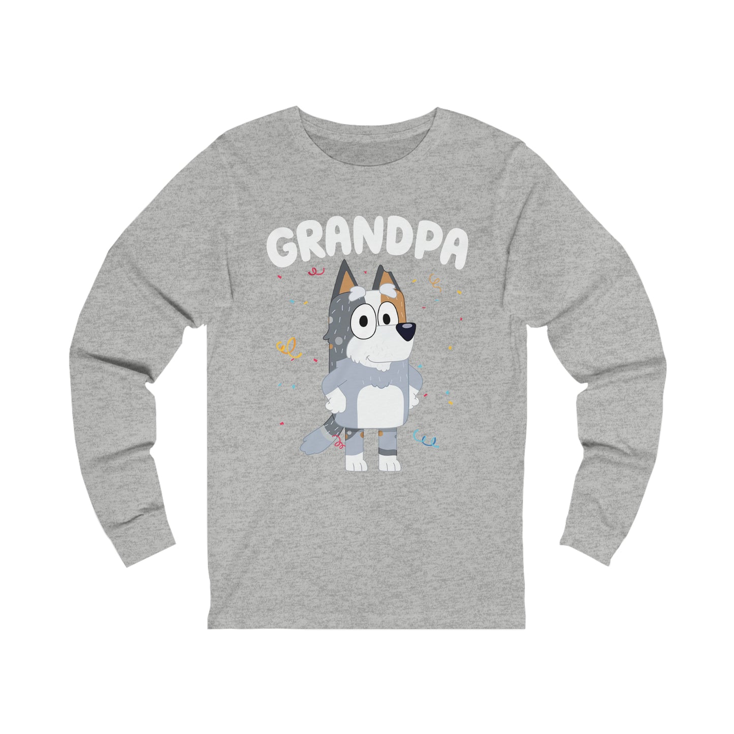 Grandpa Bluey Birthday Long sleeve Tshirt