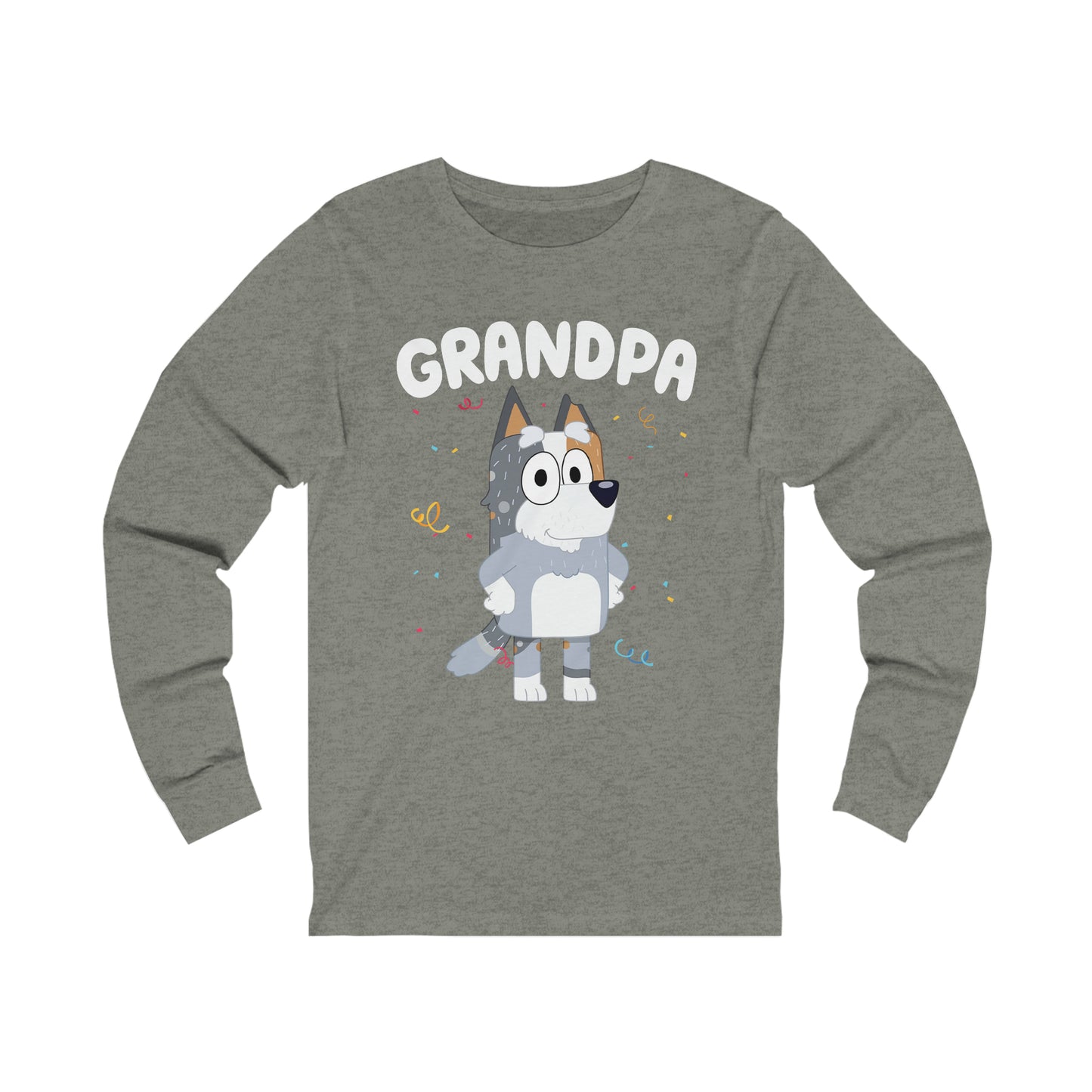 Grandpa Bluey Birthday Long sleeve Tshirt
