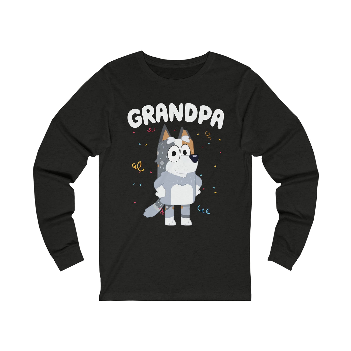 Grandpa Bluey Birthday Long sleeve Tshirt