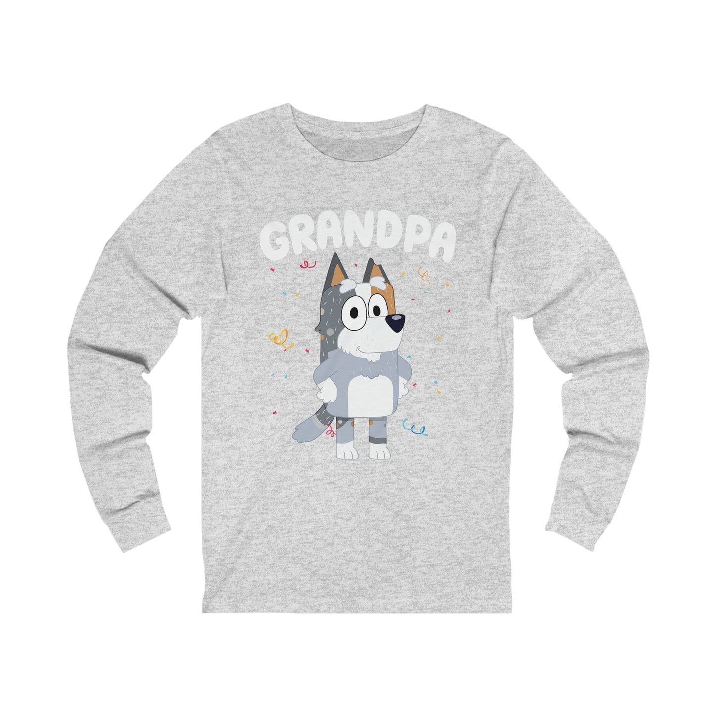 Grandpa Bluey Birthday Long sleeve Tshirt