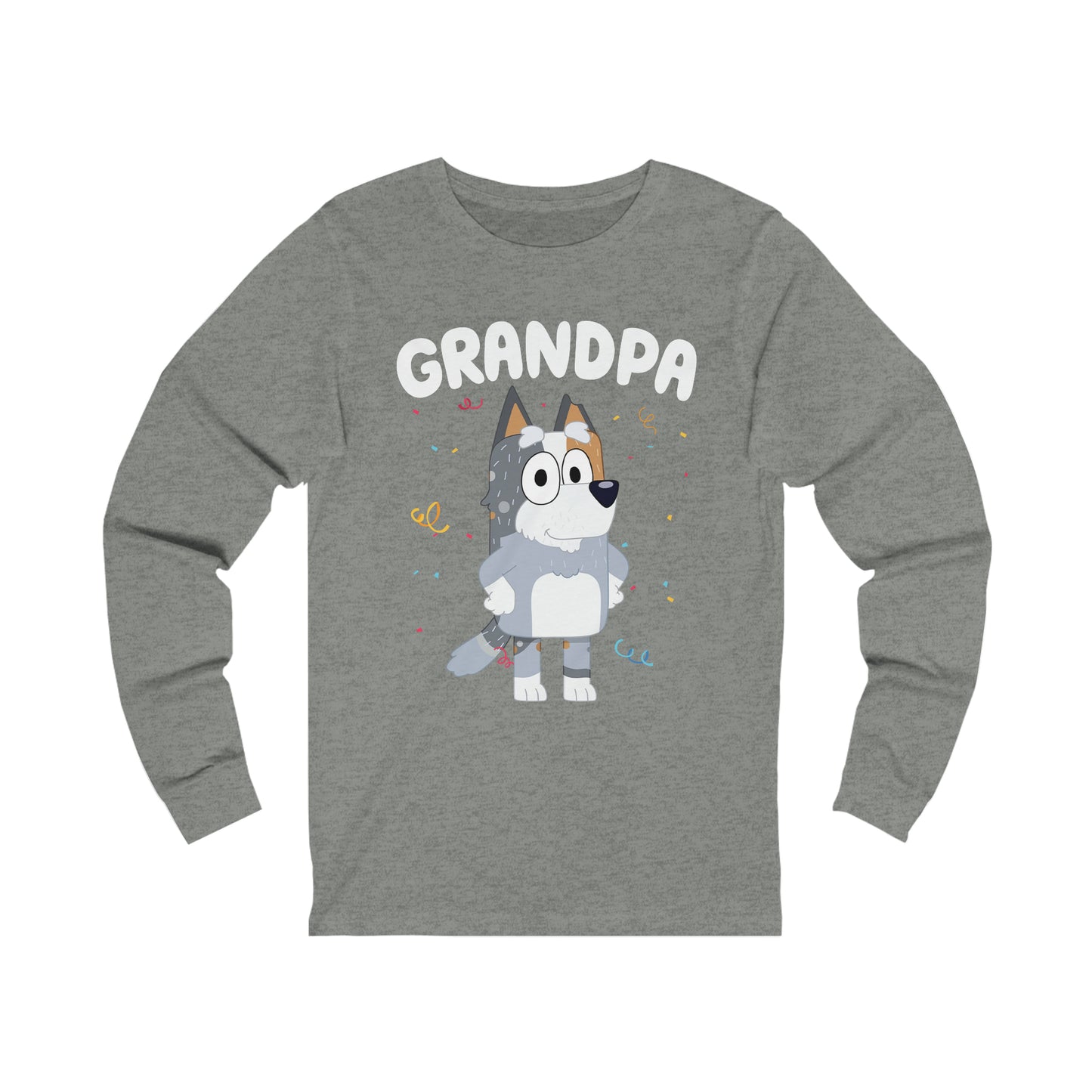 Grandpa Bluey Birthday Long sleeve Tshirt