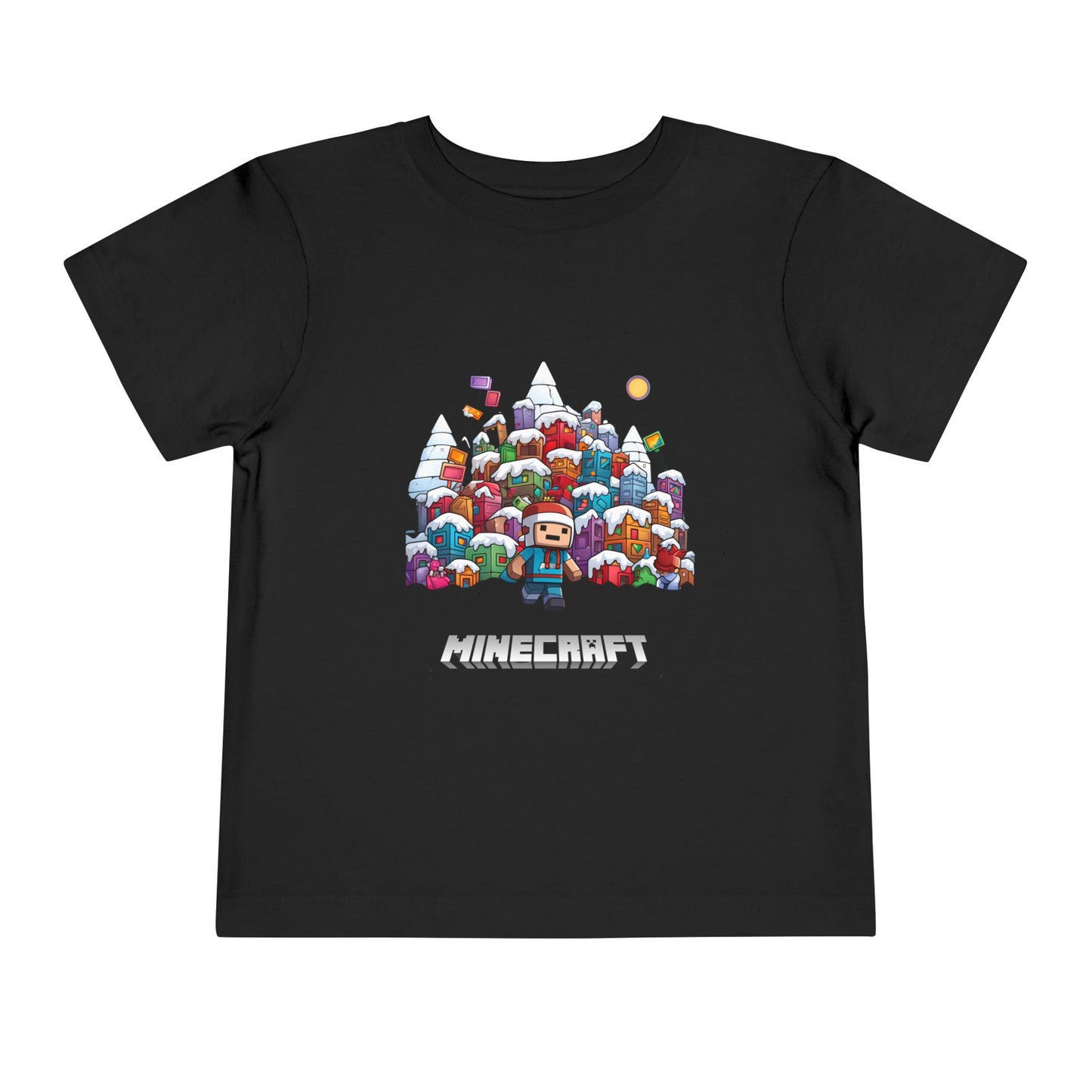 Christmas Mine-craft Toddler Short Sleeve Tee