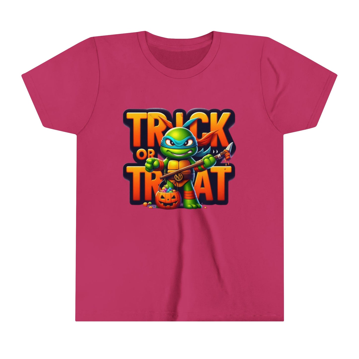 Trick or Treat Ninja Turtle Youth Short Sleeve Tee