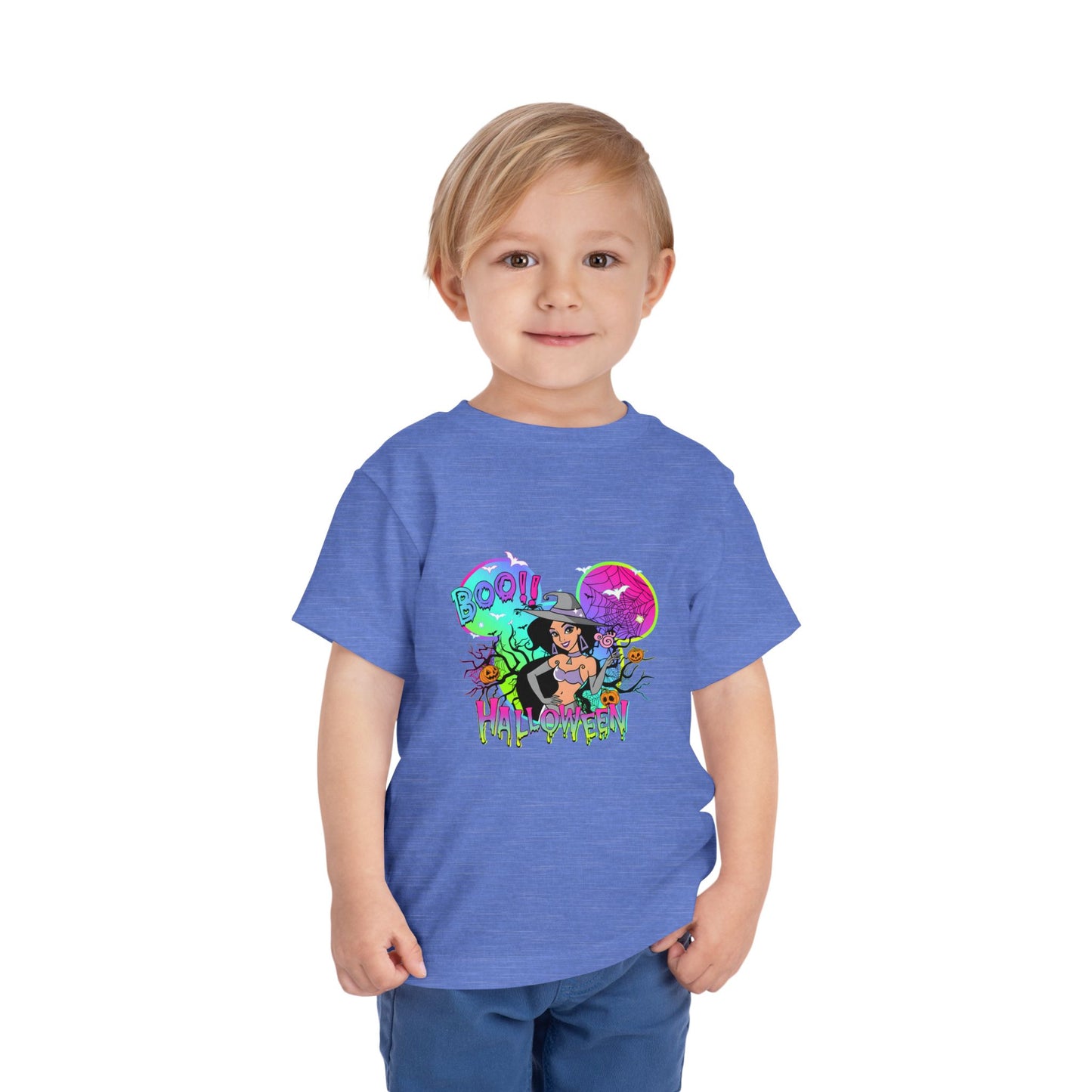 Jasmine Boo! Halloween Toddler Short Sleeve Tee