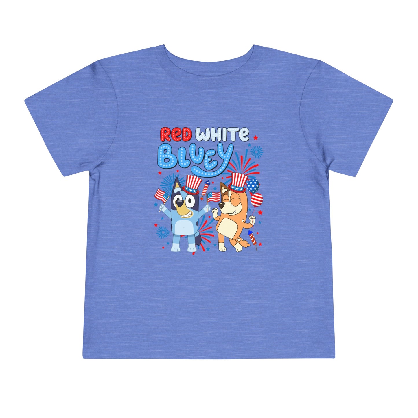 Red, White & Bluey Toddler Short Sleeve Tee