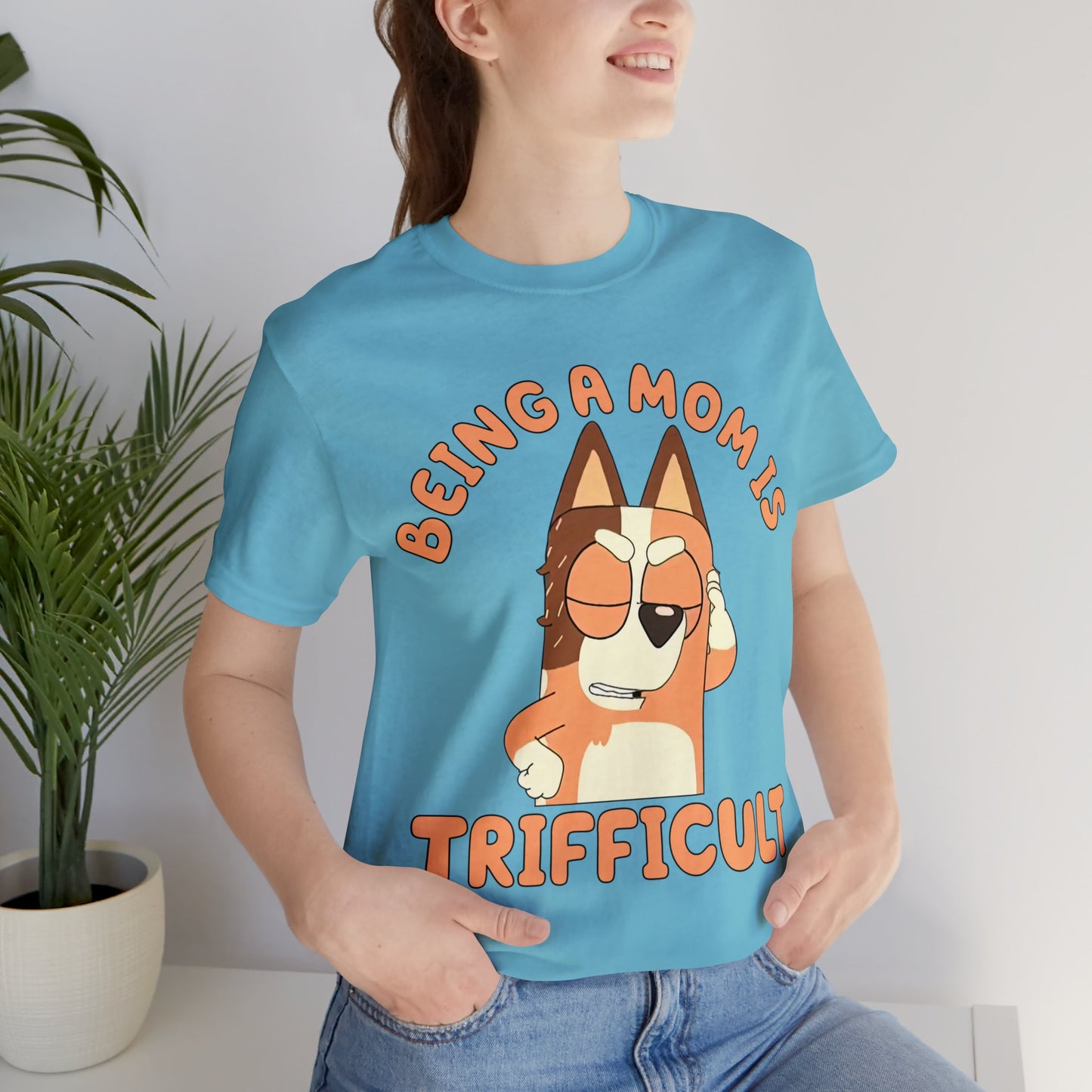 Being a Mom is Trifficult Short Sleeve Tshirt