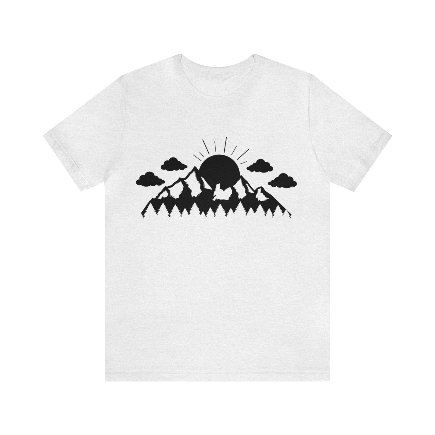 Forest - Mountain - Sun Short Sleeve Tshirt