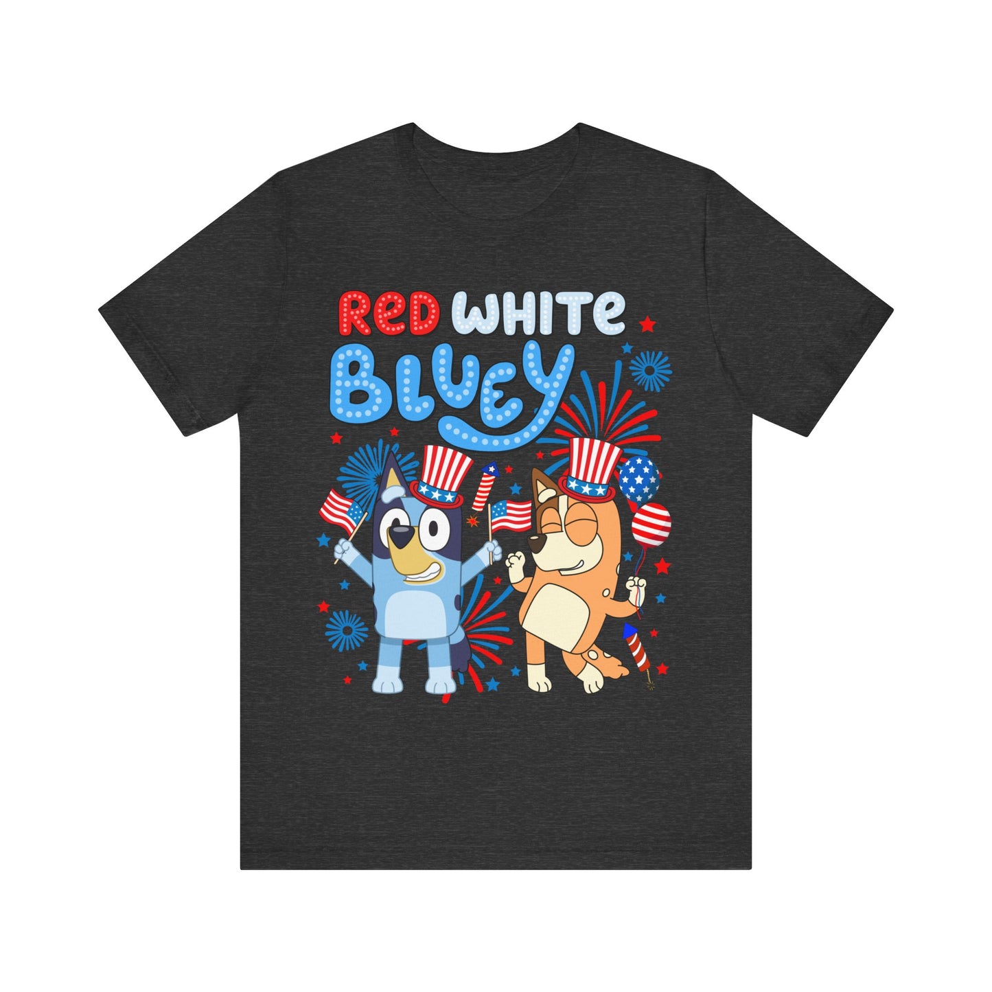 Red, White & Bluey Jersey Short Sleeve Tee