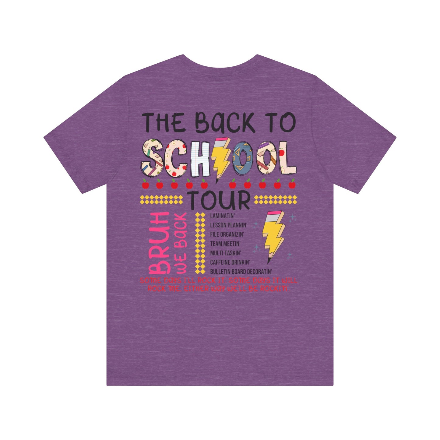 ABCD The Back to School Tour (front/back) Jersey Short Sleeve Tee