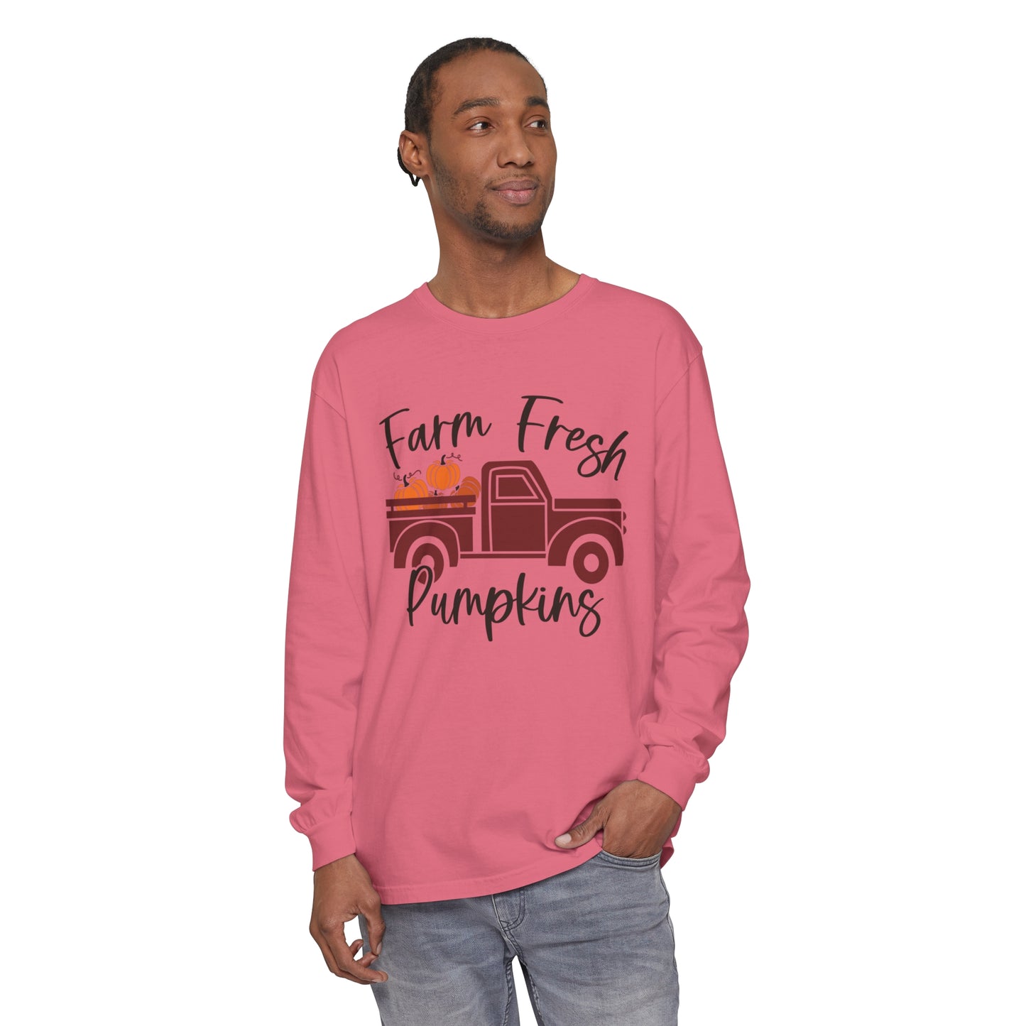 Farm Fresh Pumpkins Long Sleeve T-Shirt