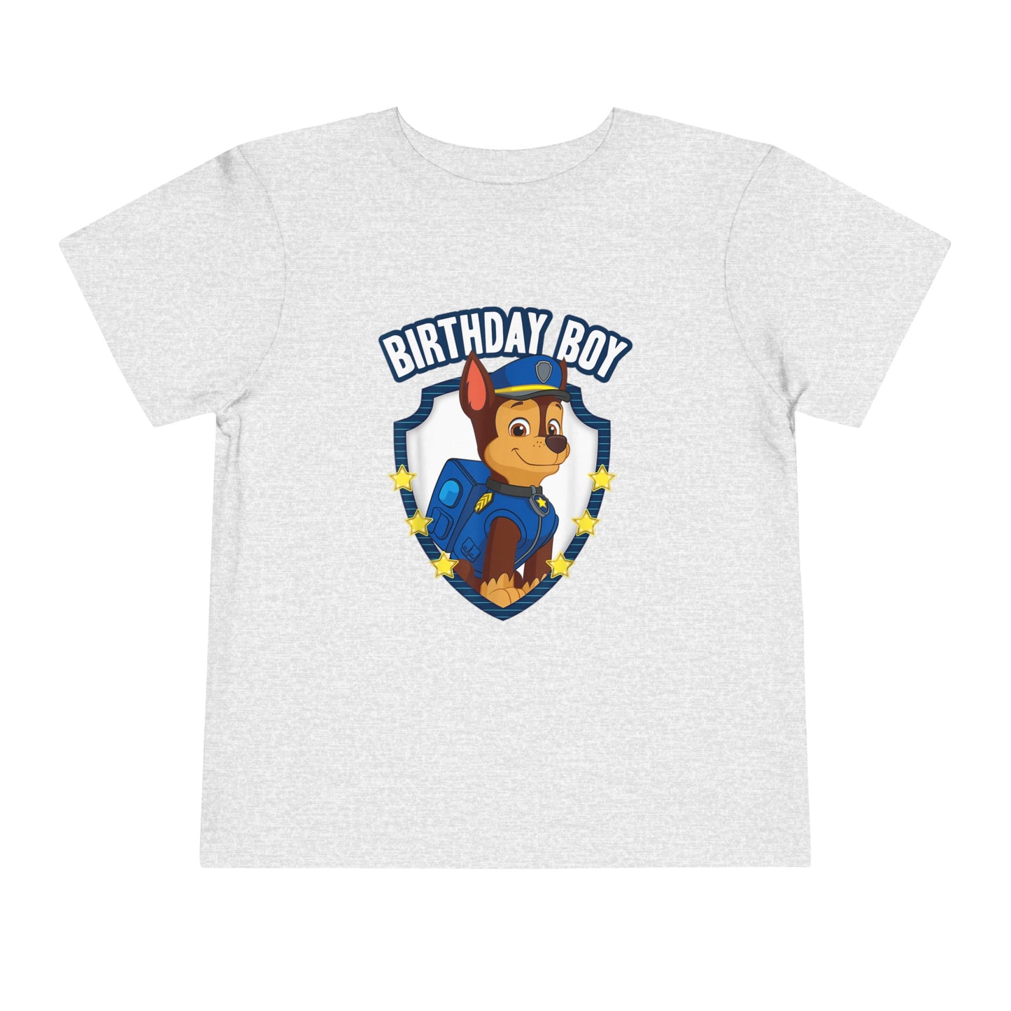 Paw Patrol Chase Birthday Boy Toddler Short Sleeve Tee