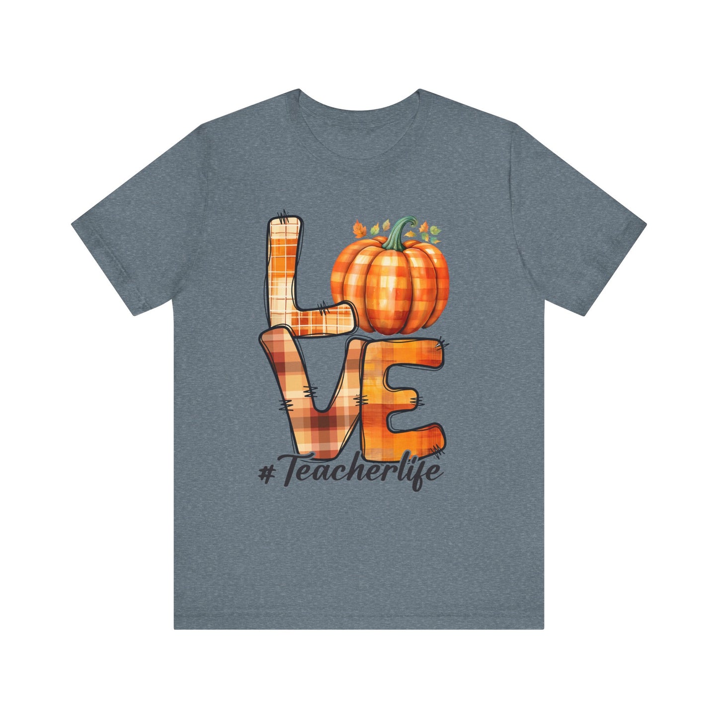 LOVE Teacher Life Jersey Short Sleeve Tee