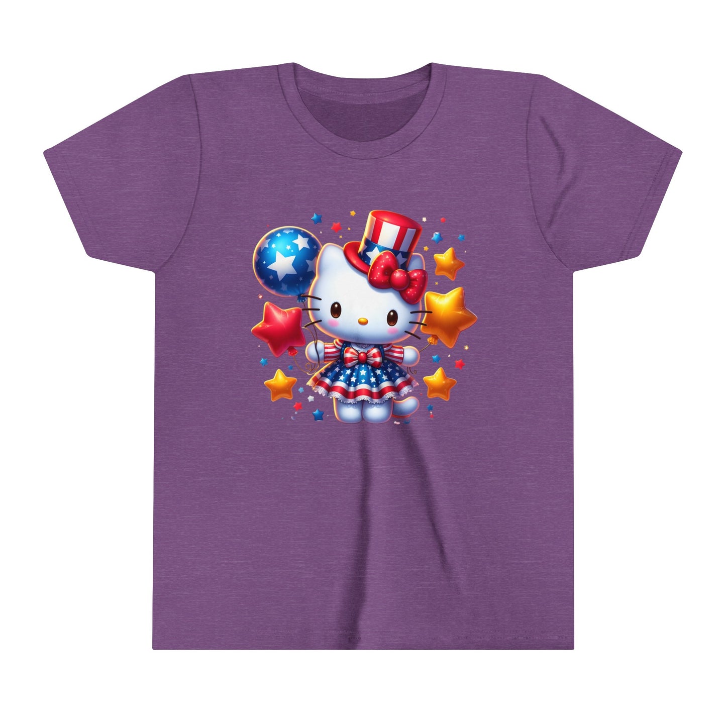 Balloons Hello Kitty Youth Short Sleeve Tee