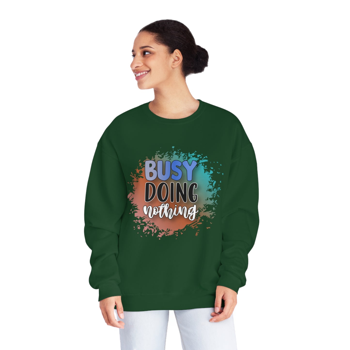 Busy Doing Nothing Crewneck Sweatshirt