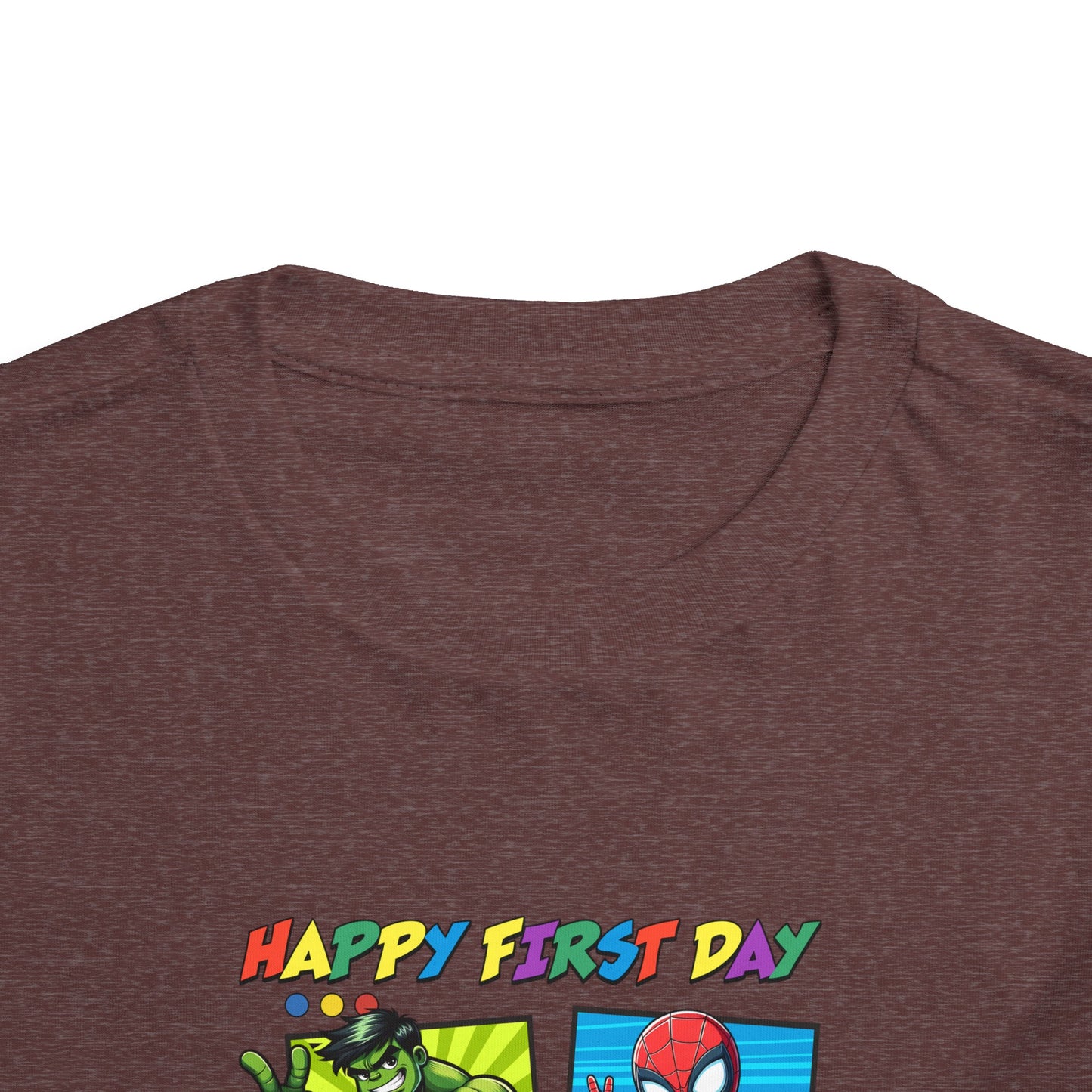 Happy First Day of School Toddler Short Sleeve Tee