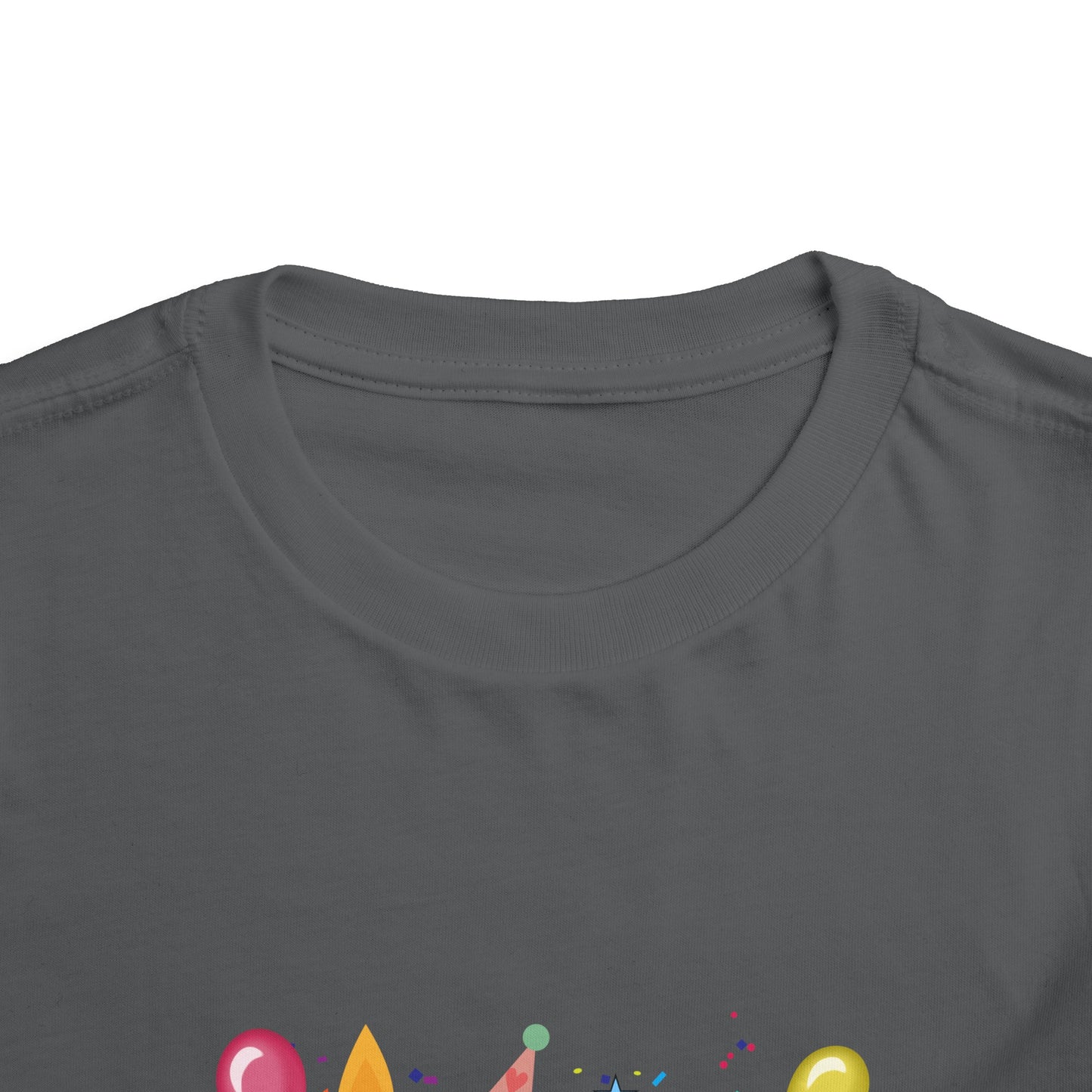 3rd Birthday Toddler Short Sleeve Tee
