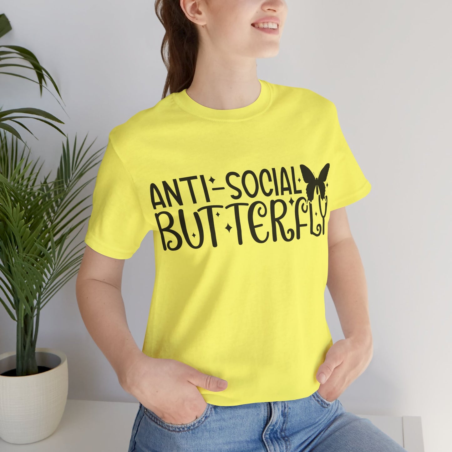 Anti-Social Butterfly Short Sleeve Tee
