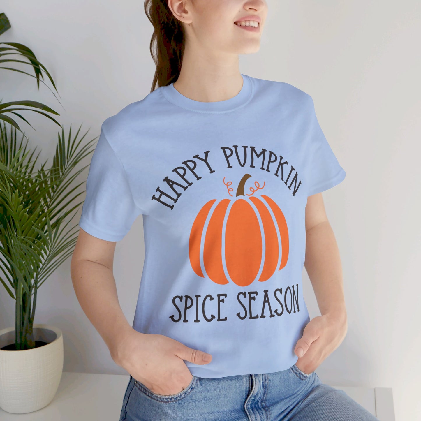 Happy Pumpkin Spice Season Jersey Short Sleeve Tee