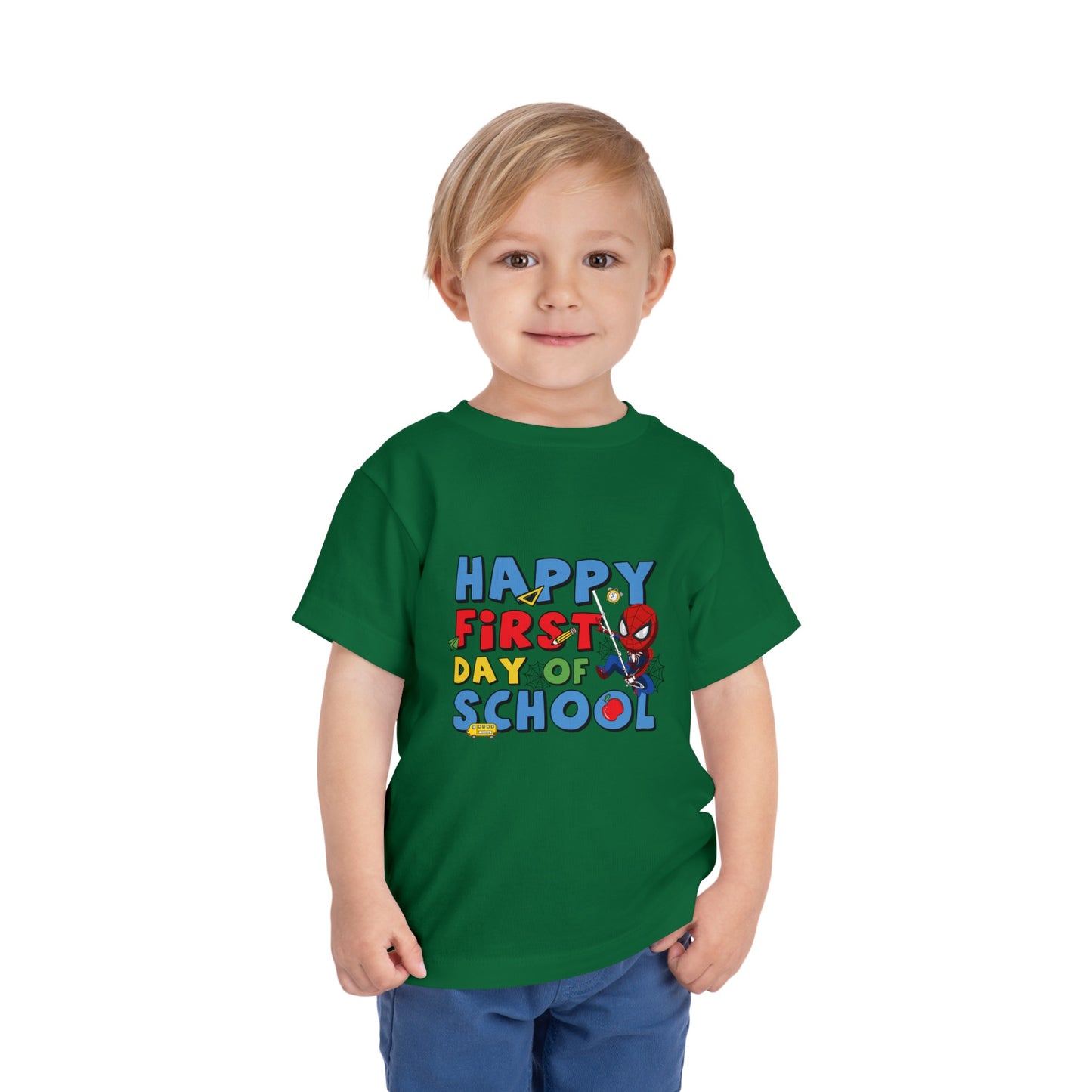 Happy First Day of School Toddler Short Sleeve Tee