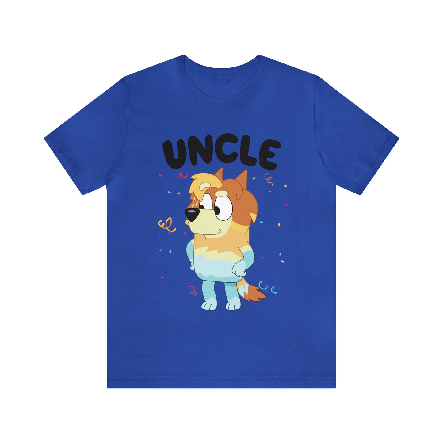 Uncle Bluey Birthday Short sleeve Tshirt
