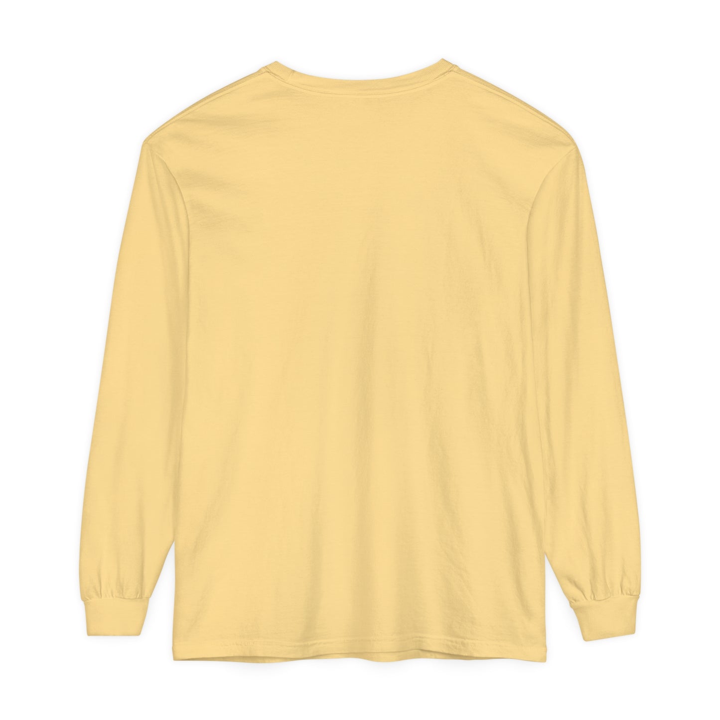 Autumn Leaves & Pumpkins Please Garment-dyed Long Sleeve T-Shirt