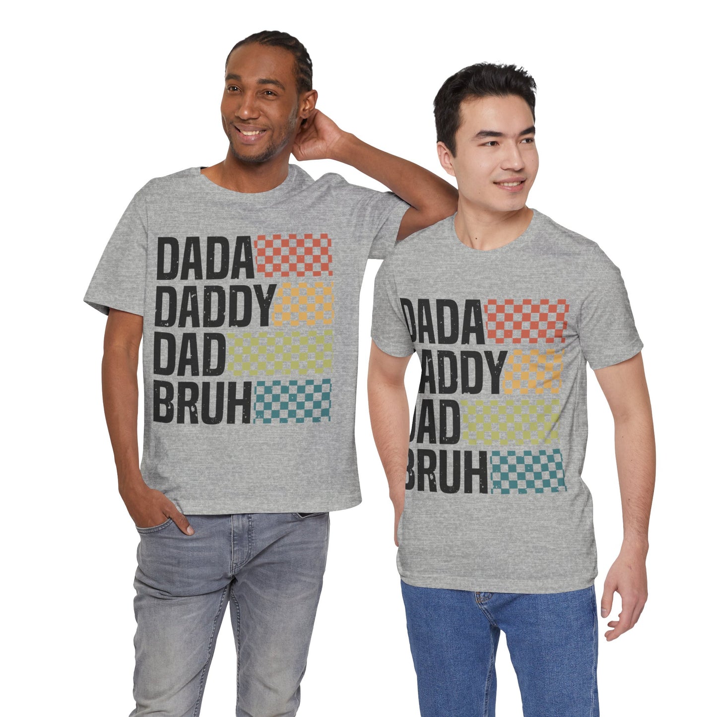 DADA DADDY DAD BRUH Jersey Short Sleeve Tee