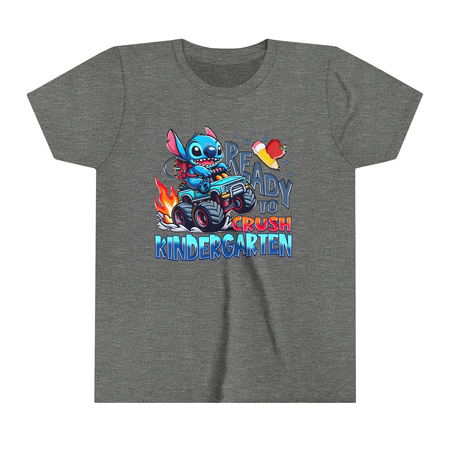 Ready to Crush Kindergarten Youth Short Sleeve Tee