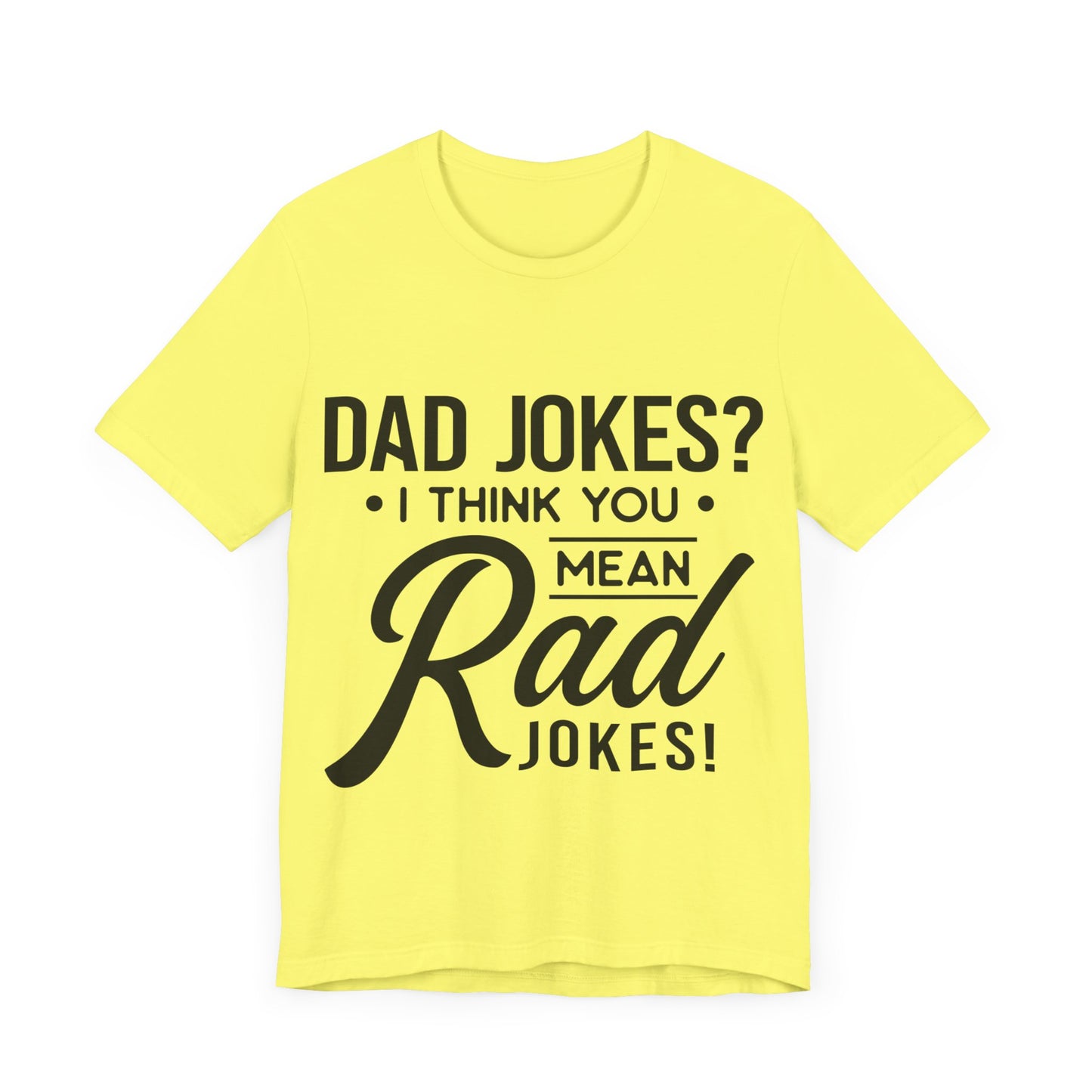 Dad Jokes Jersey Short Sleeve Tee