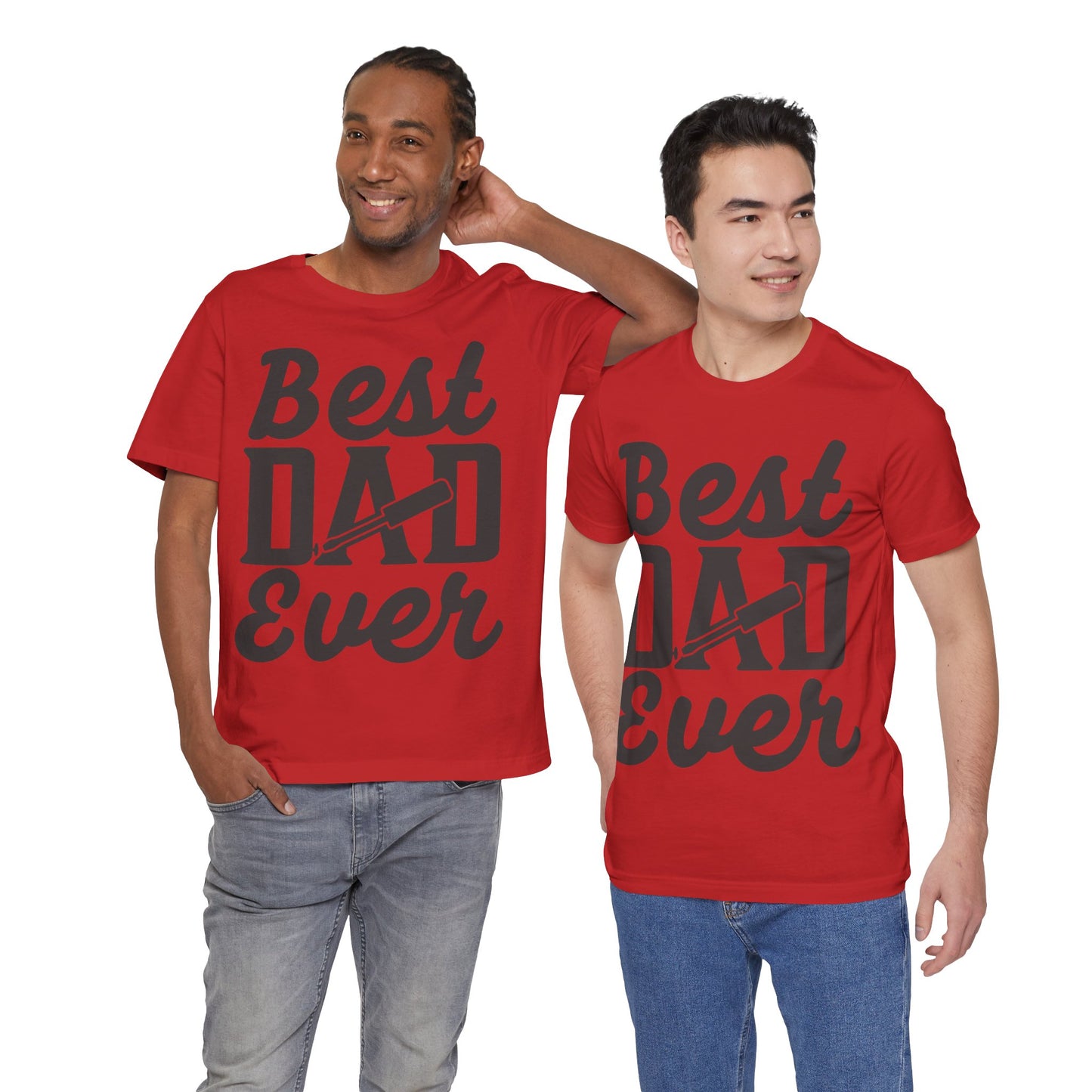Best Dad Every Jersey Short Sleeve Tee