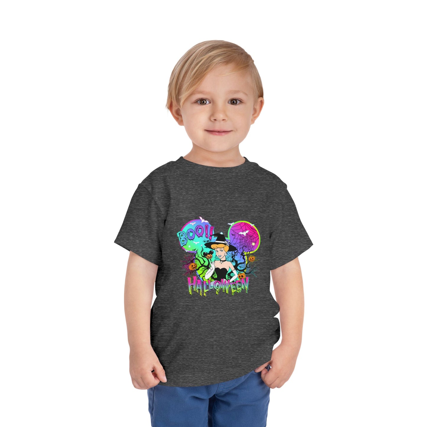 Cinderella Boo! Halloween Toddler Short Sleeve Tee