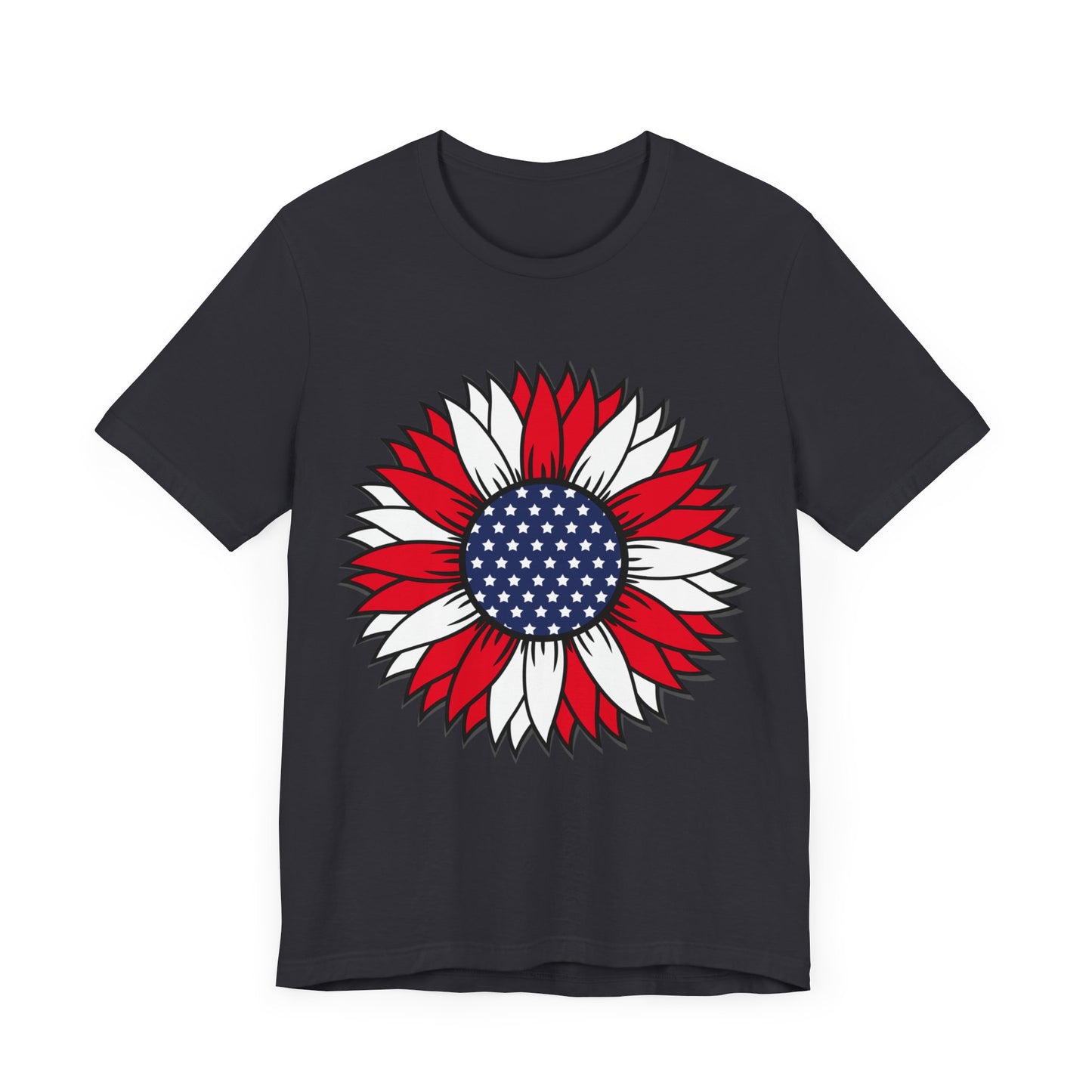 American Sunflower Jersey Short Sleeve Tee