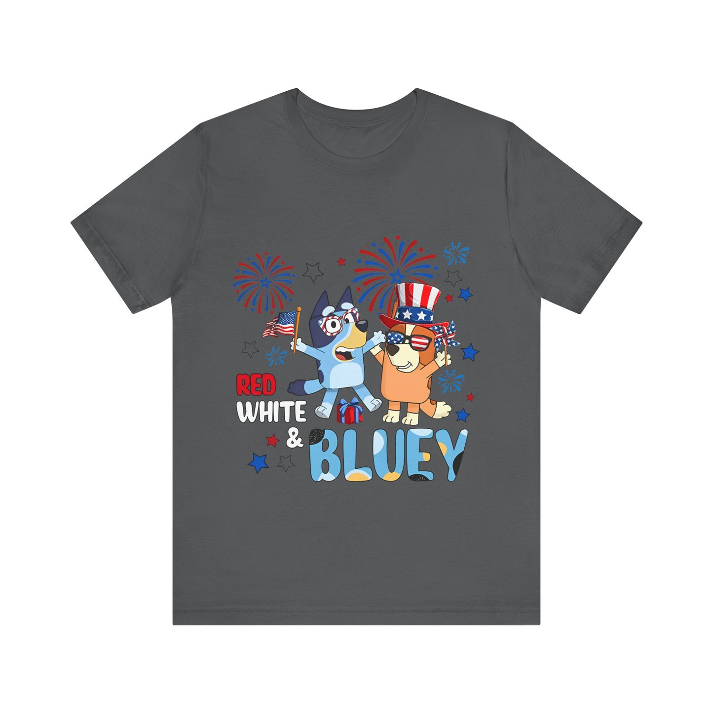 Red, White & Bluey Jersey Short Sleeve Tee