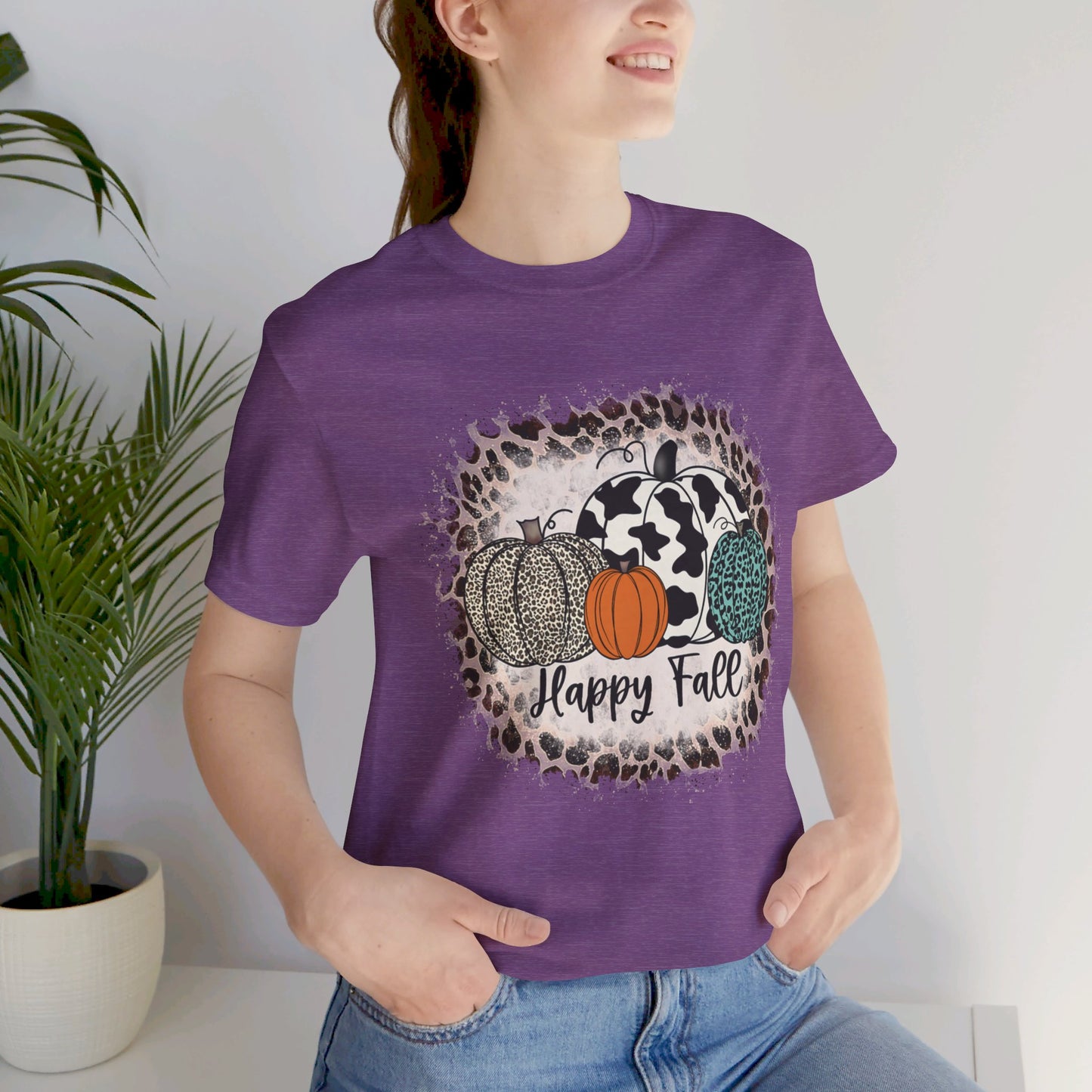 Happy Fall Jersey Short Sleeve Tee