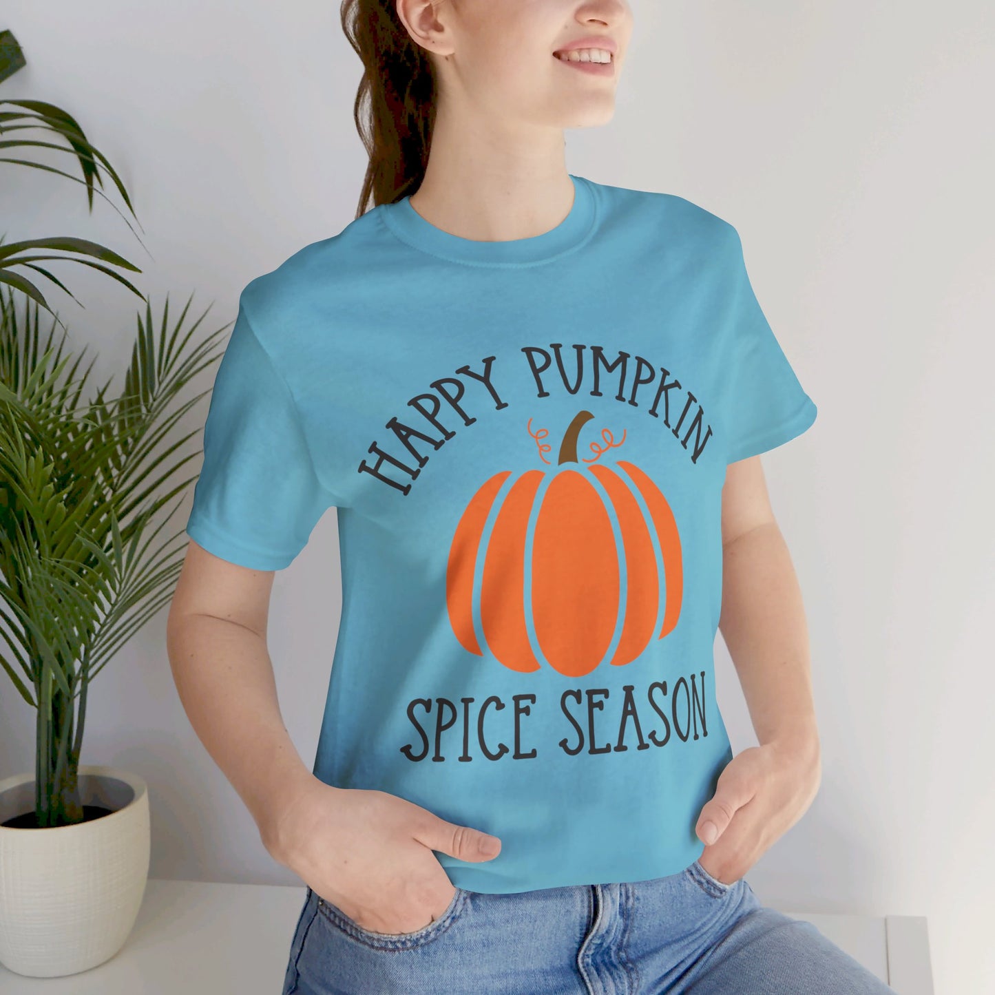 Happy Pumpkin Spice Season Jersey Short Sleeve Tee