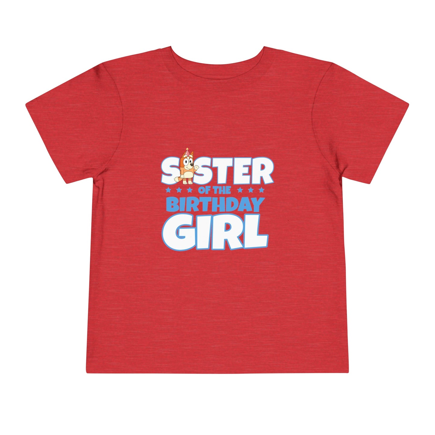 Sister of the Birthday Girl Toddler Short Sleeve Tee