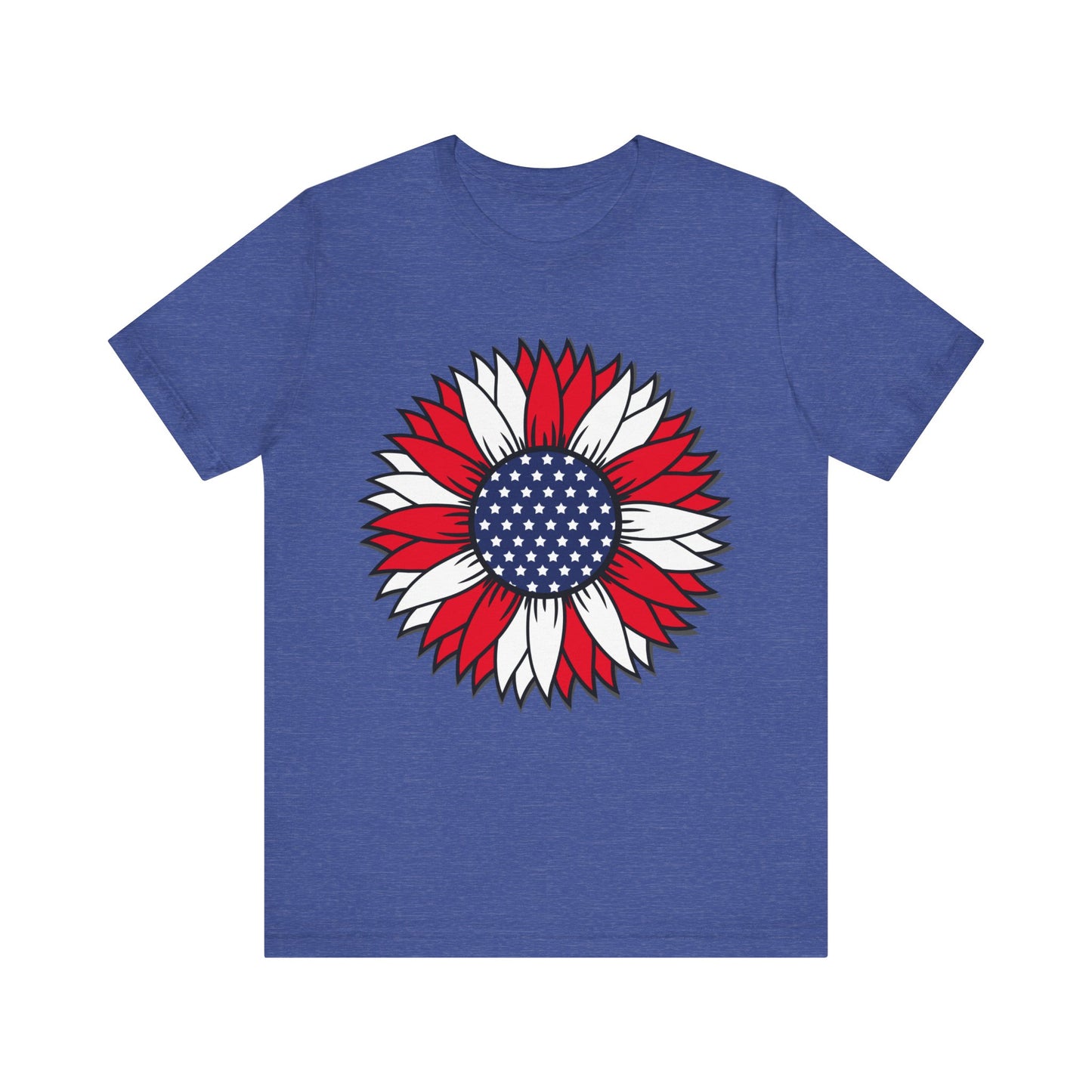 American Sunflower Jersey Short Sleeve Tee
