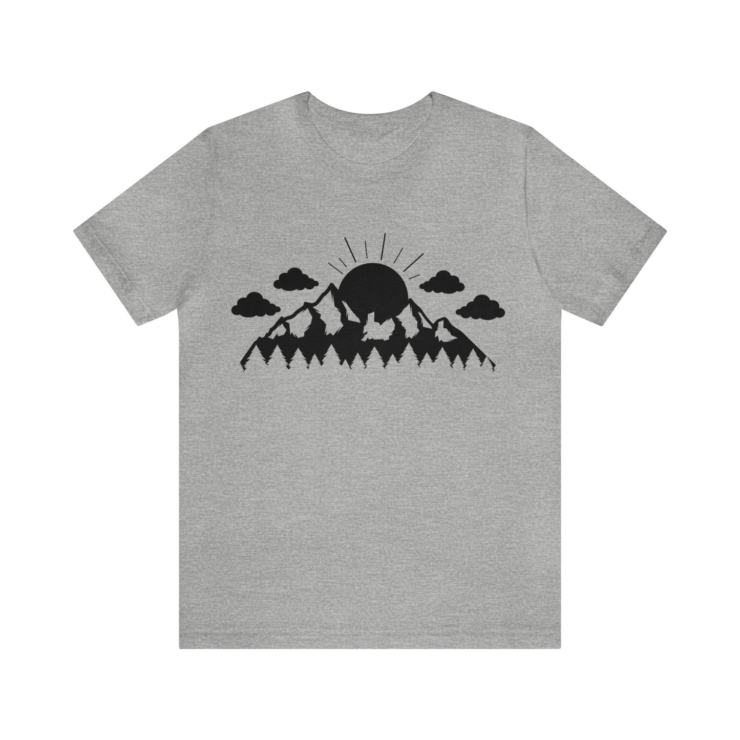 Forest - Mountain - Sun Short Sleeve Tshirt