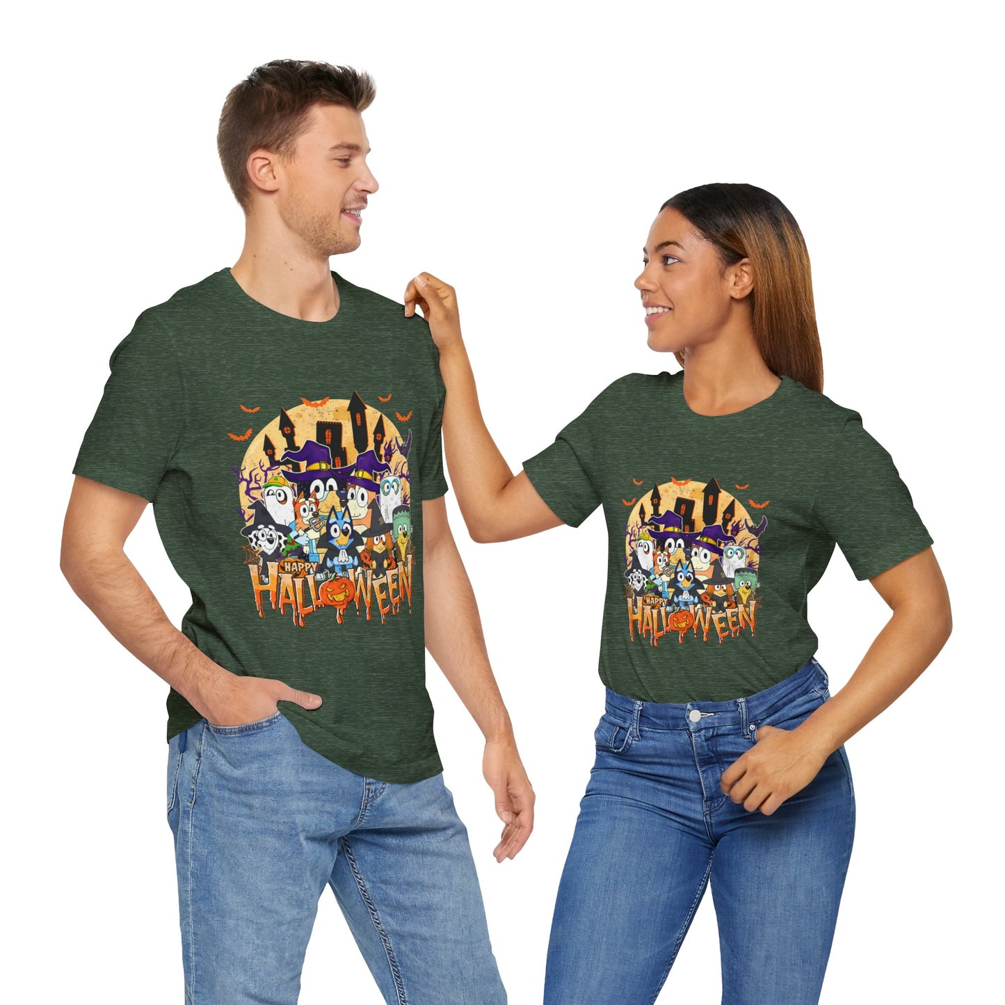 Happy Halloween Jersey Short Sleeve Tee