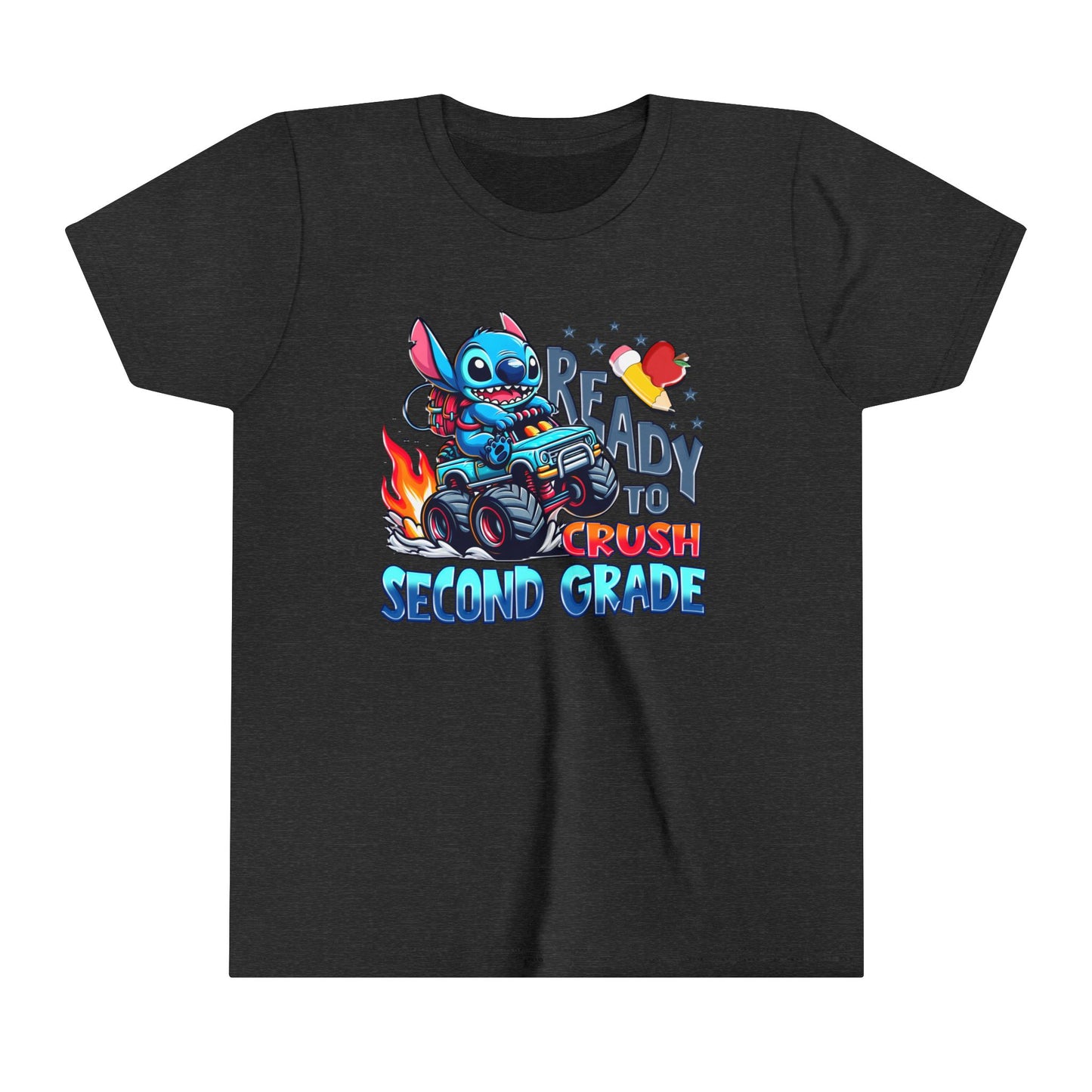 Ready to Crush Second Grade Youth Short Sleeve Tee