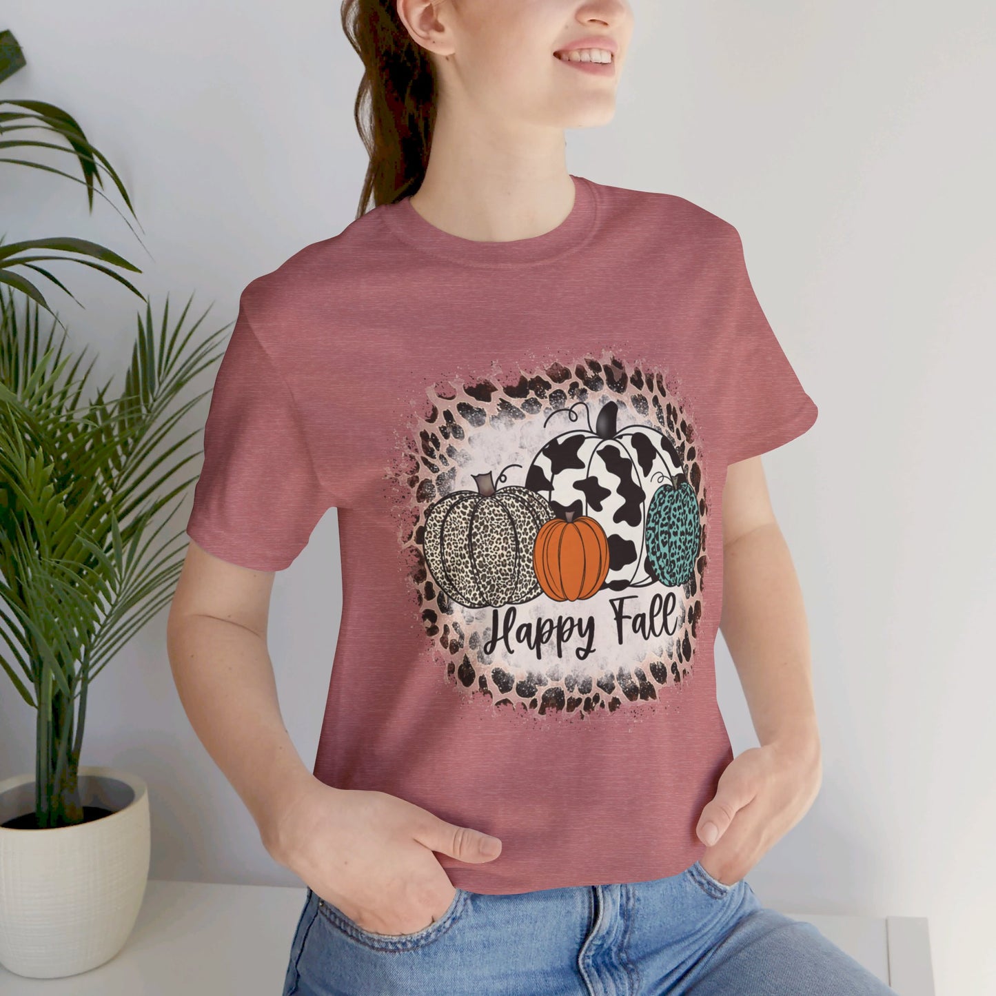 Happy Fall Jersey Short Sleeve Tee