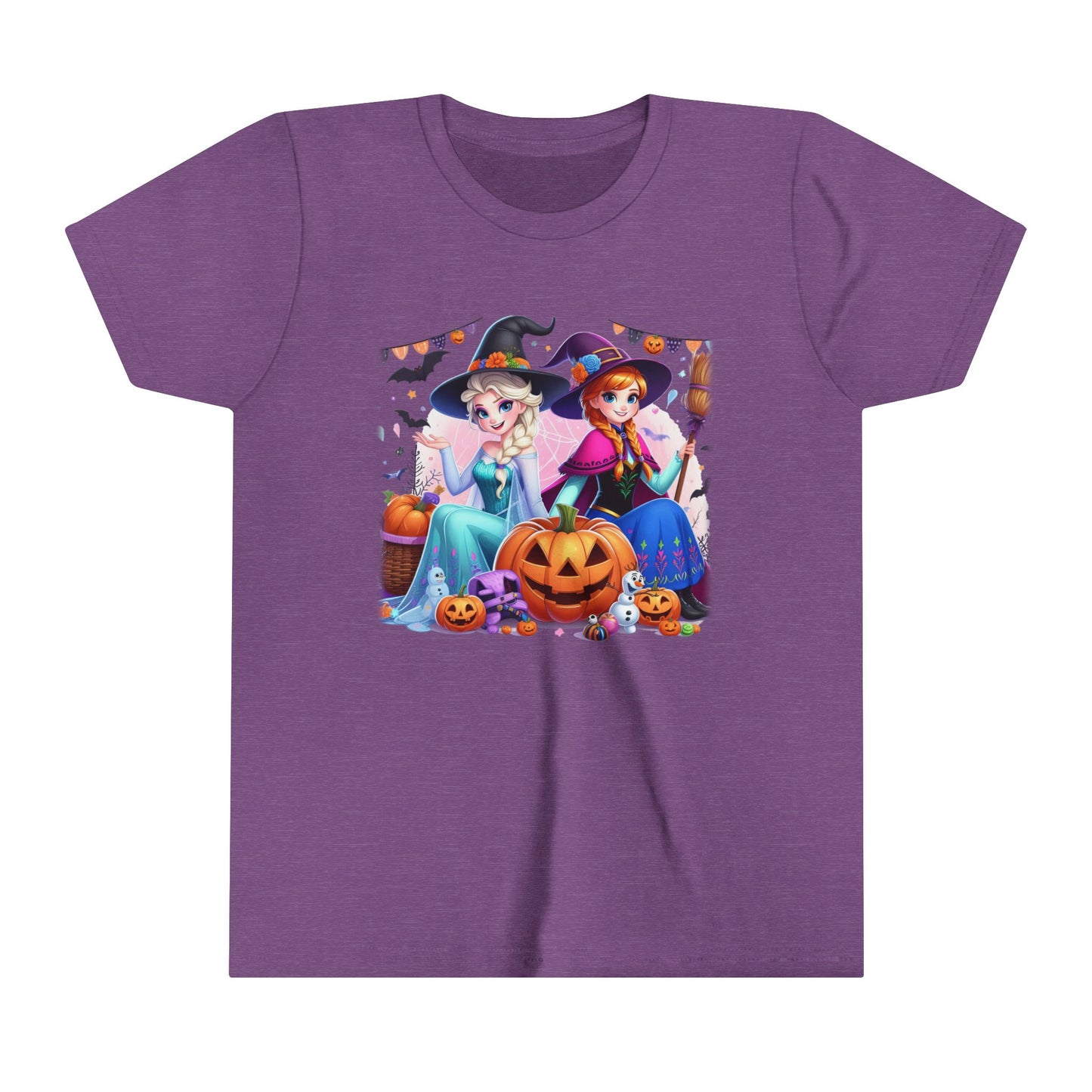 Elsa & Anna Youth Short Sleeve Tee