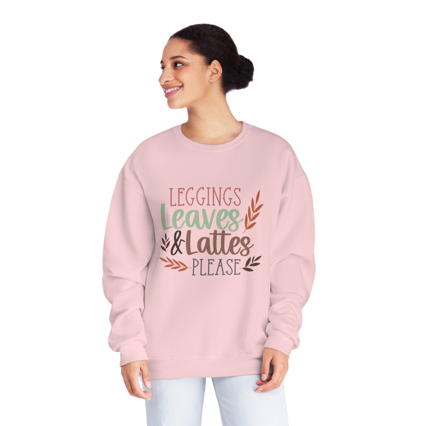 Leggings, Leaves & Lattes Please Crewneck Sweatshirt