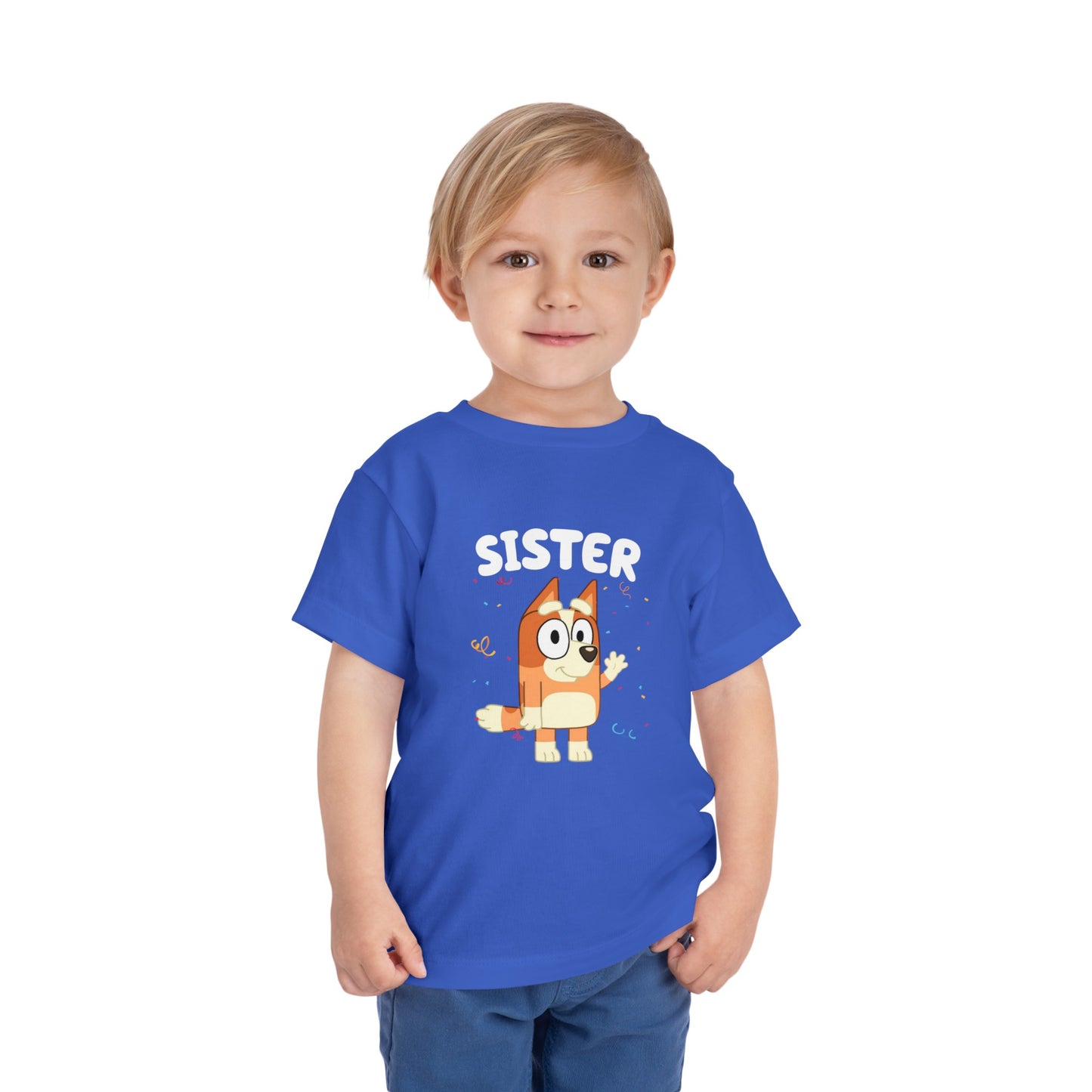 Sister Birthday Toddler Short Sleeve Tee