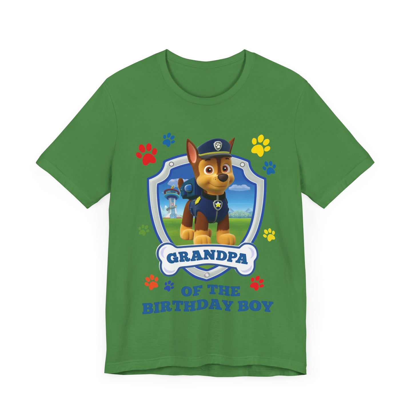 Grandpa of the Birthday Boy Jersey Short Sleeve Tee