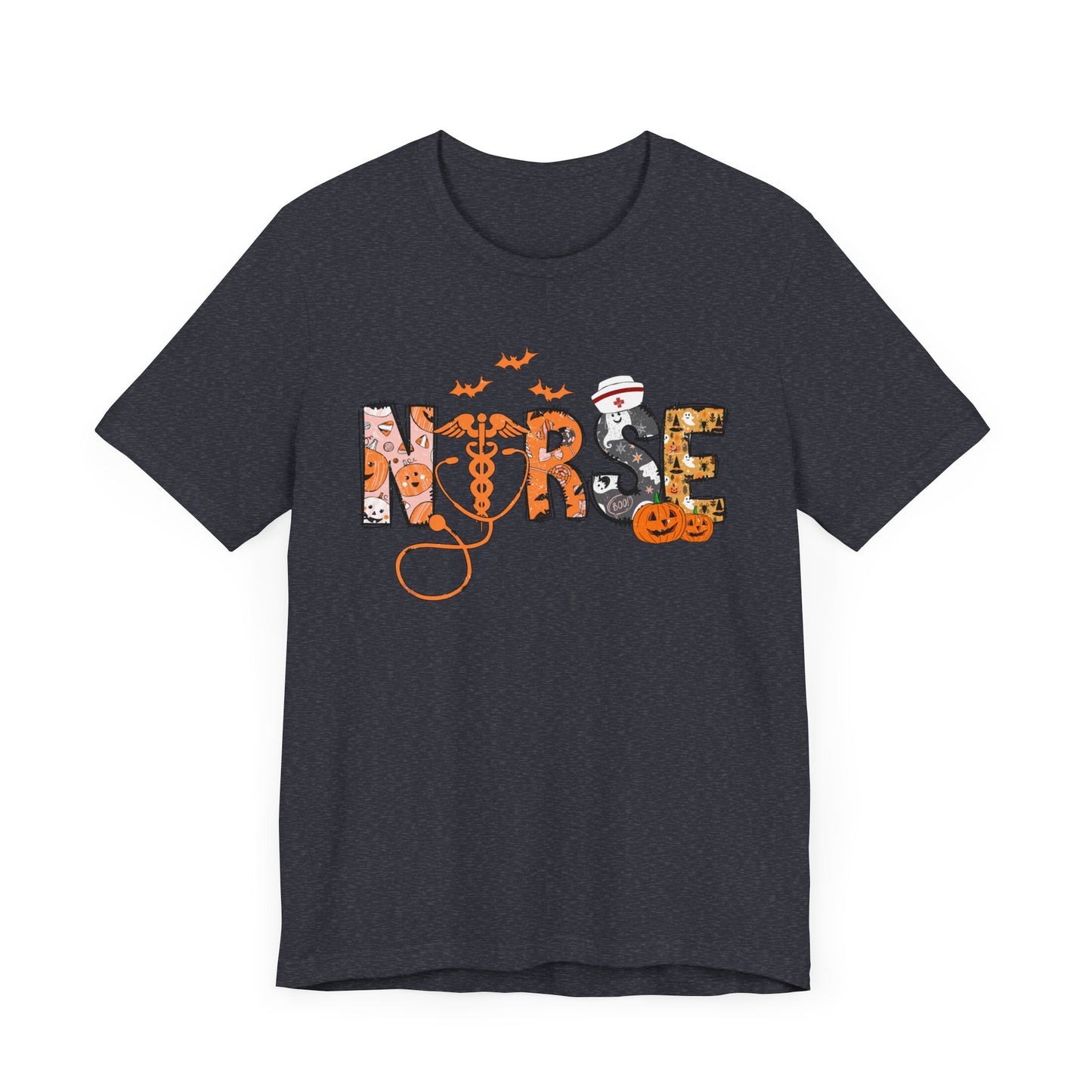 Nurse Halloween Jersey Short Sleeve Tee